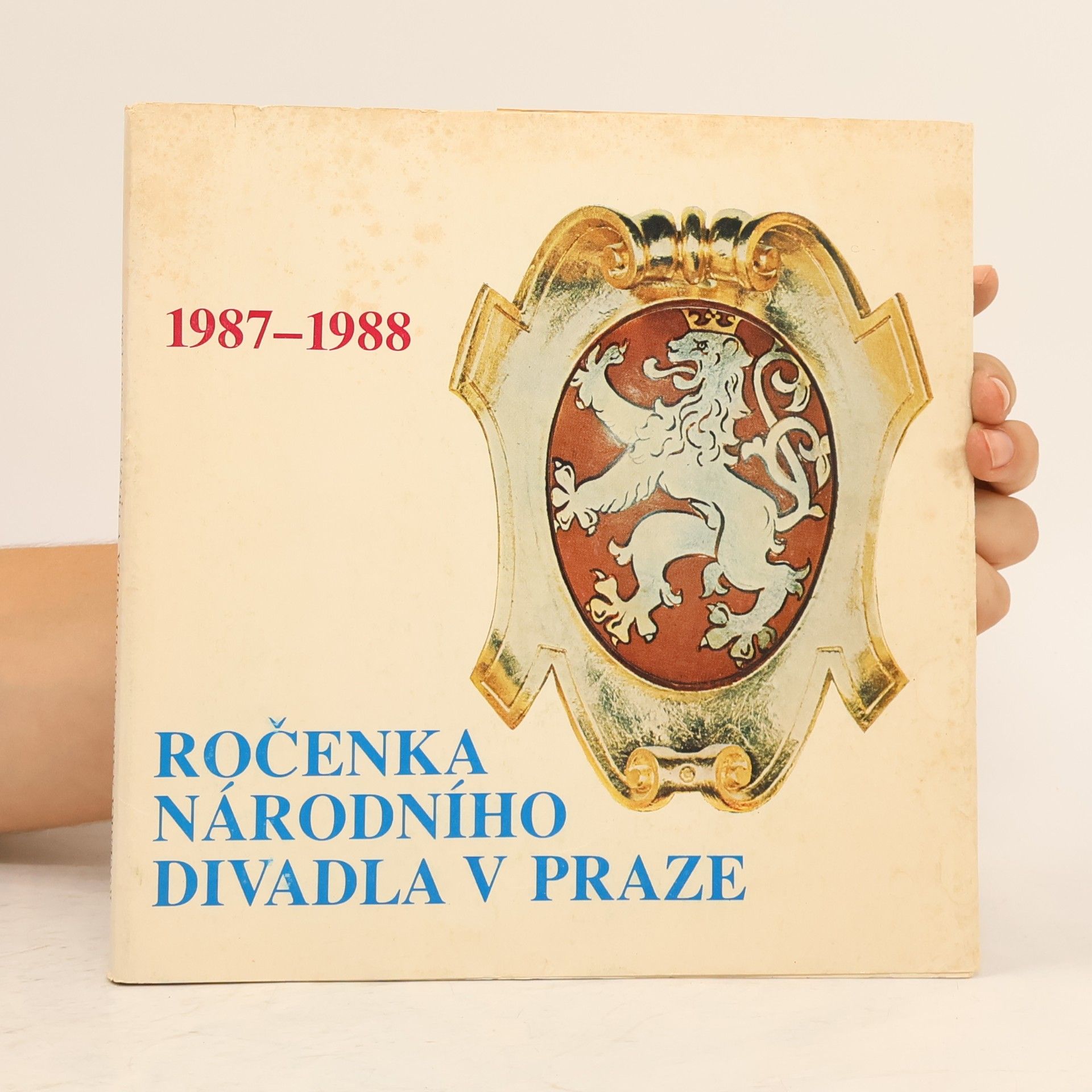 Slezák Petr Ročenka národního divadla v Praze 1987-1988