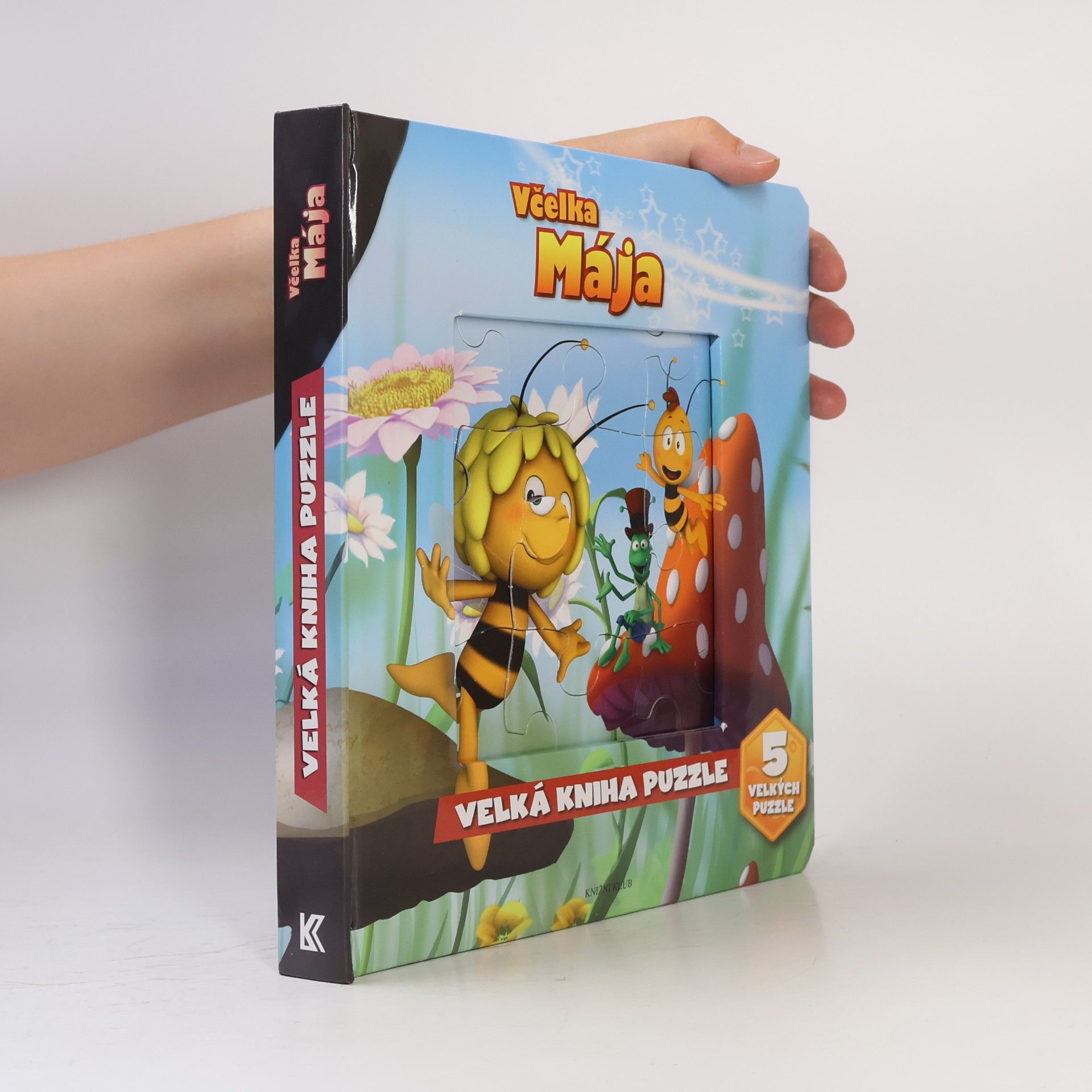 AA.VV. Včelka Mája - Velká kniha puzzle