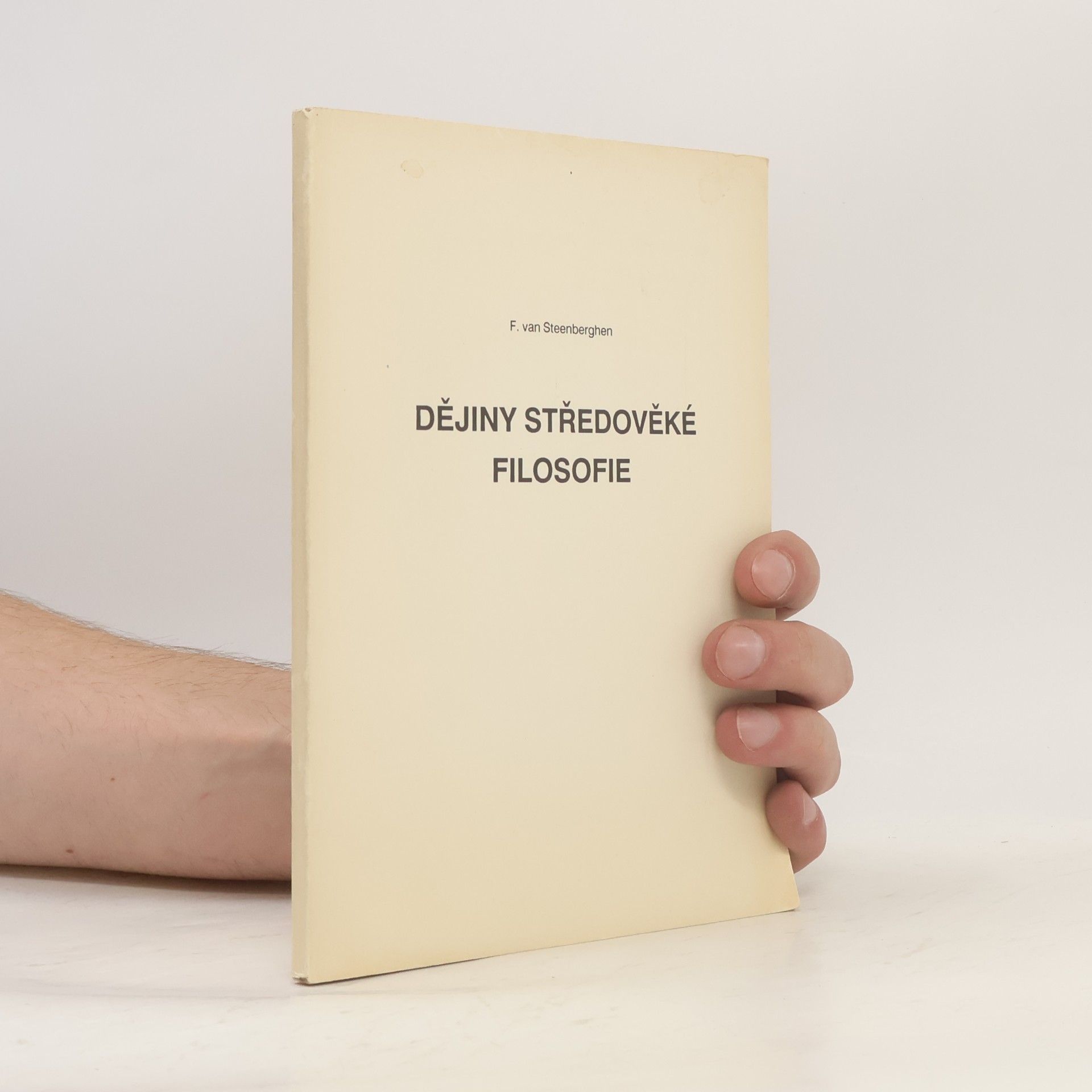 F. van Steenberghen Dějiny středověké filosofie