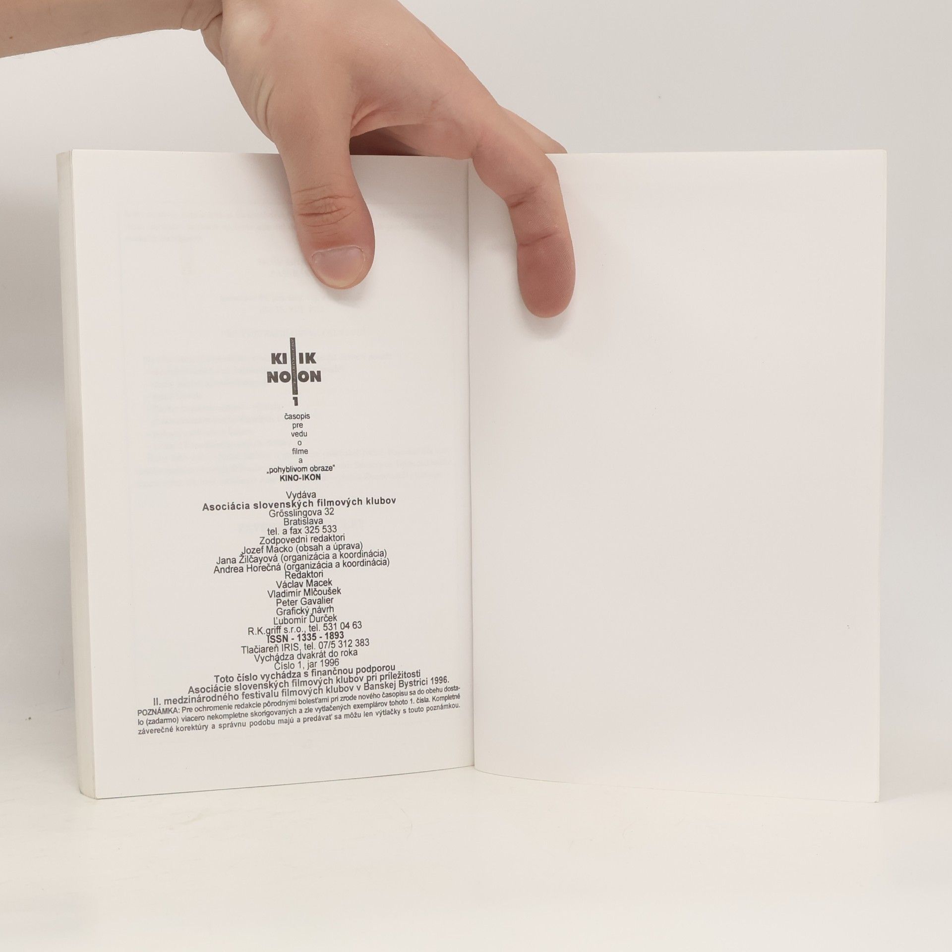 Collectif d'auteurs Kino Ikon 1