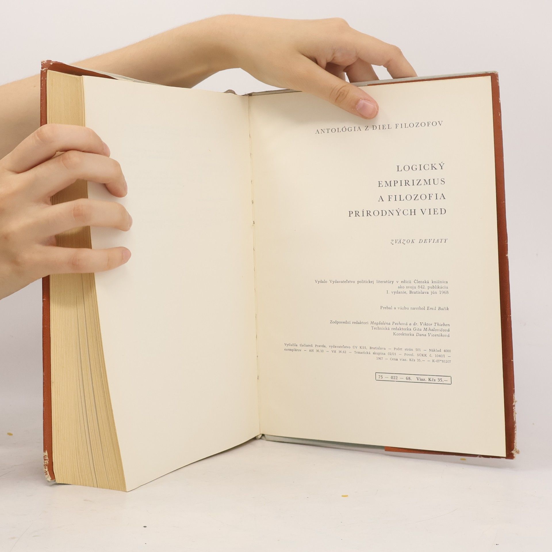 Various authors Logický empirizmus a filozofia prírodných vied
