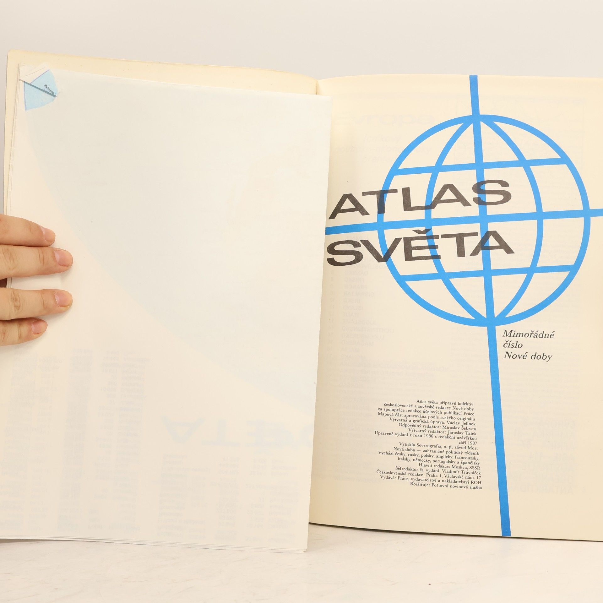 Marie Kočvarová Atlas světa. Nová doba