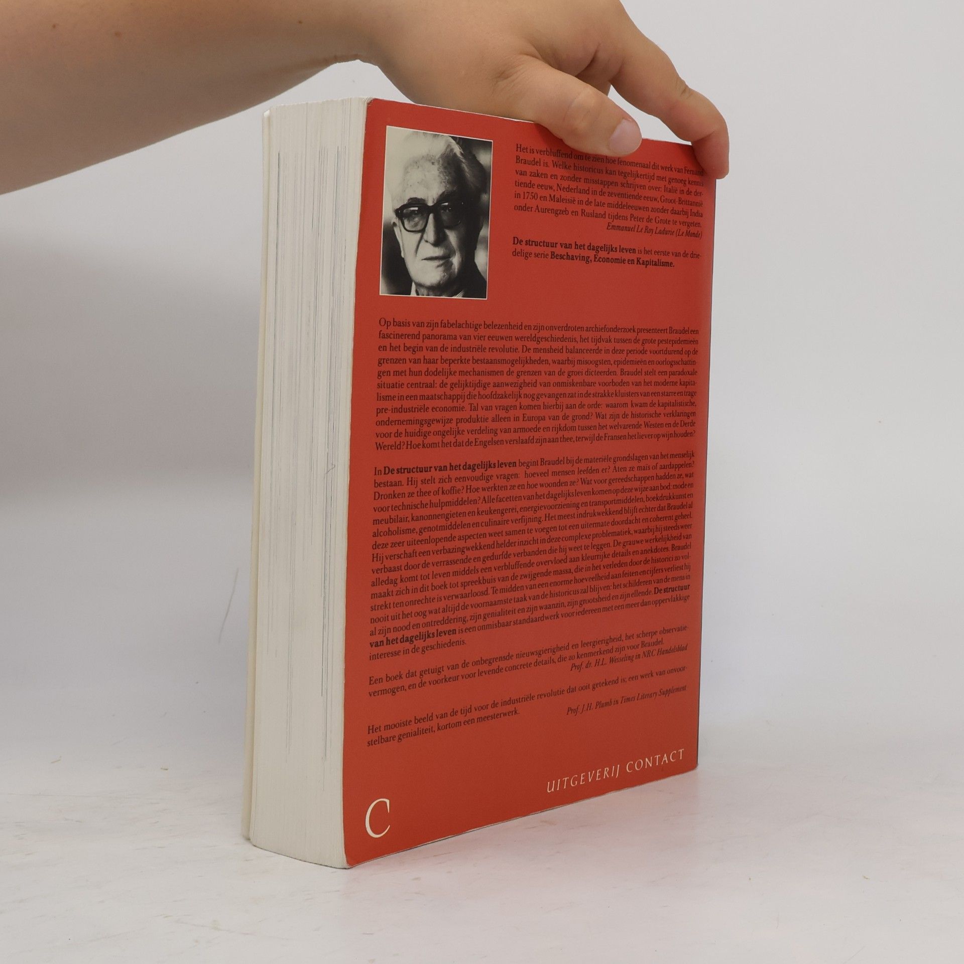 Fernand Braudel Beschaving, Economie en Kapitalisme (15de-18de eeuw) - 1: De Structuur van het Dagelijks Leven