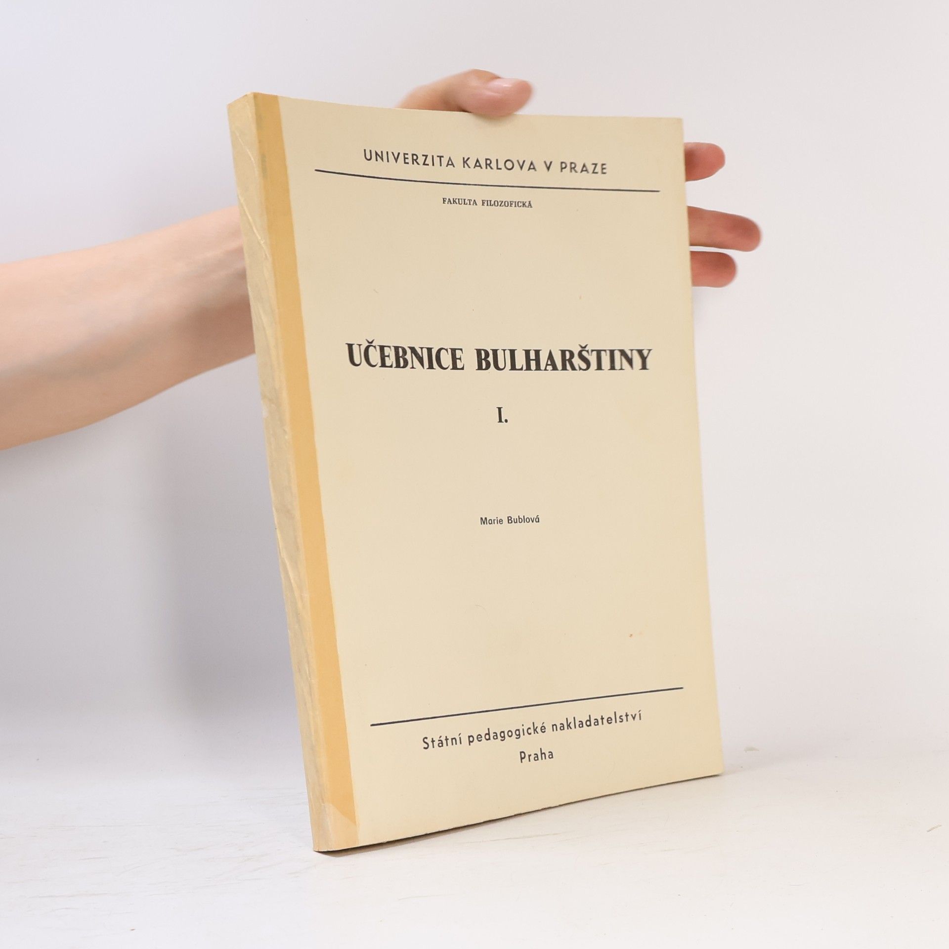 Marie Bublová Učebnice bulharštiny I.
