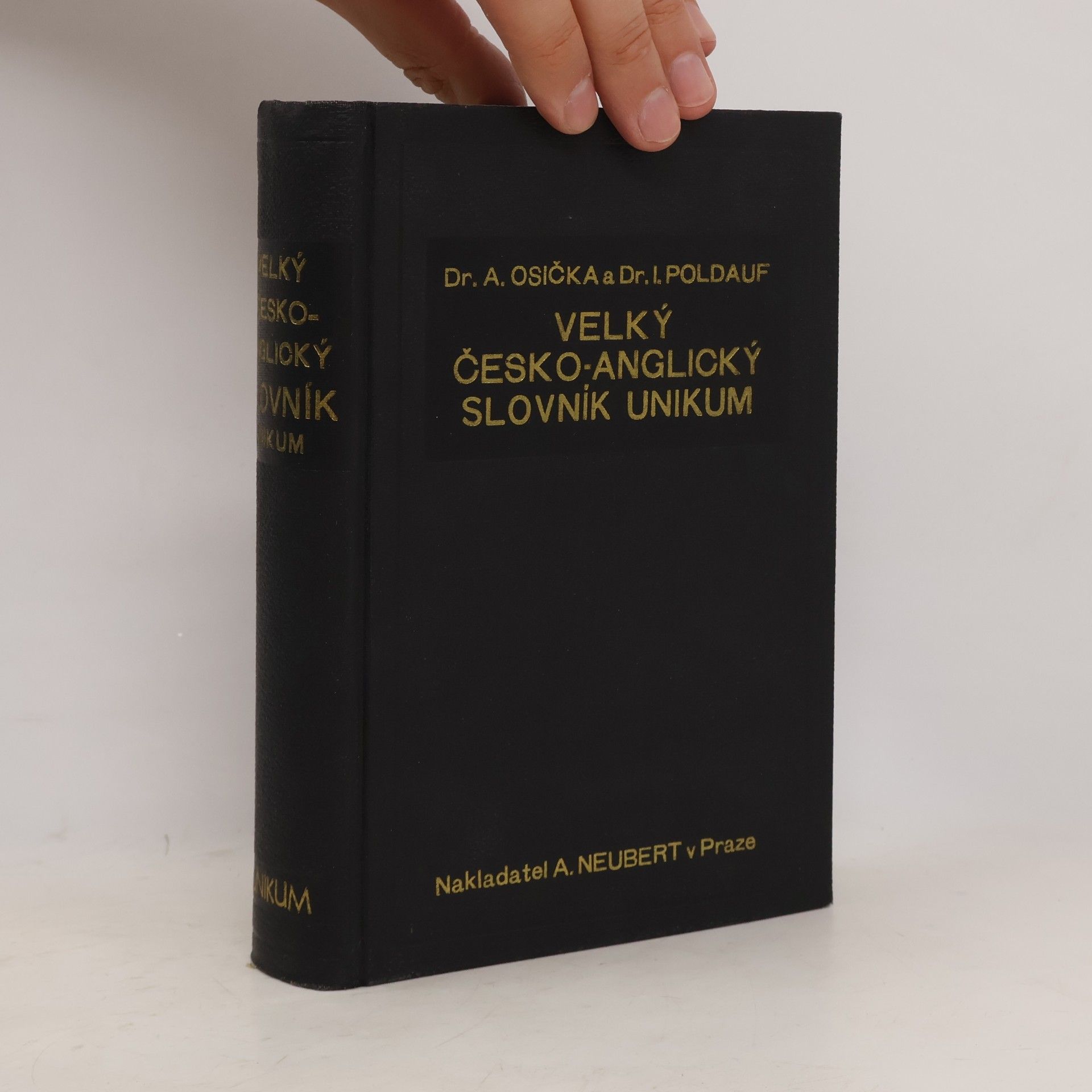 Ivan Poldauf Velký česko-anglický slovník Unikum
