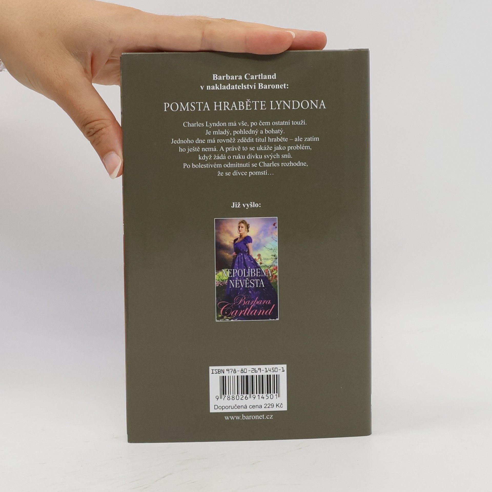 Barbara Cartland Pomsta hraběte Lyndona