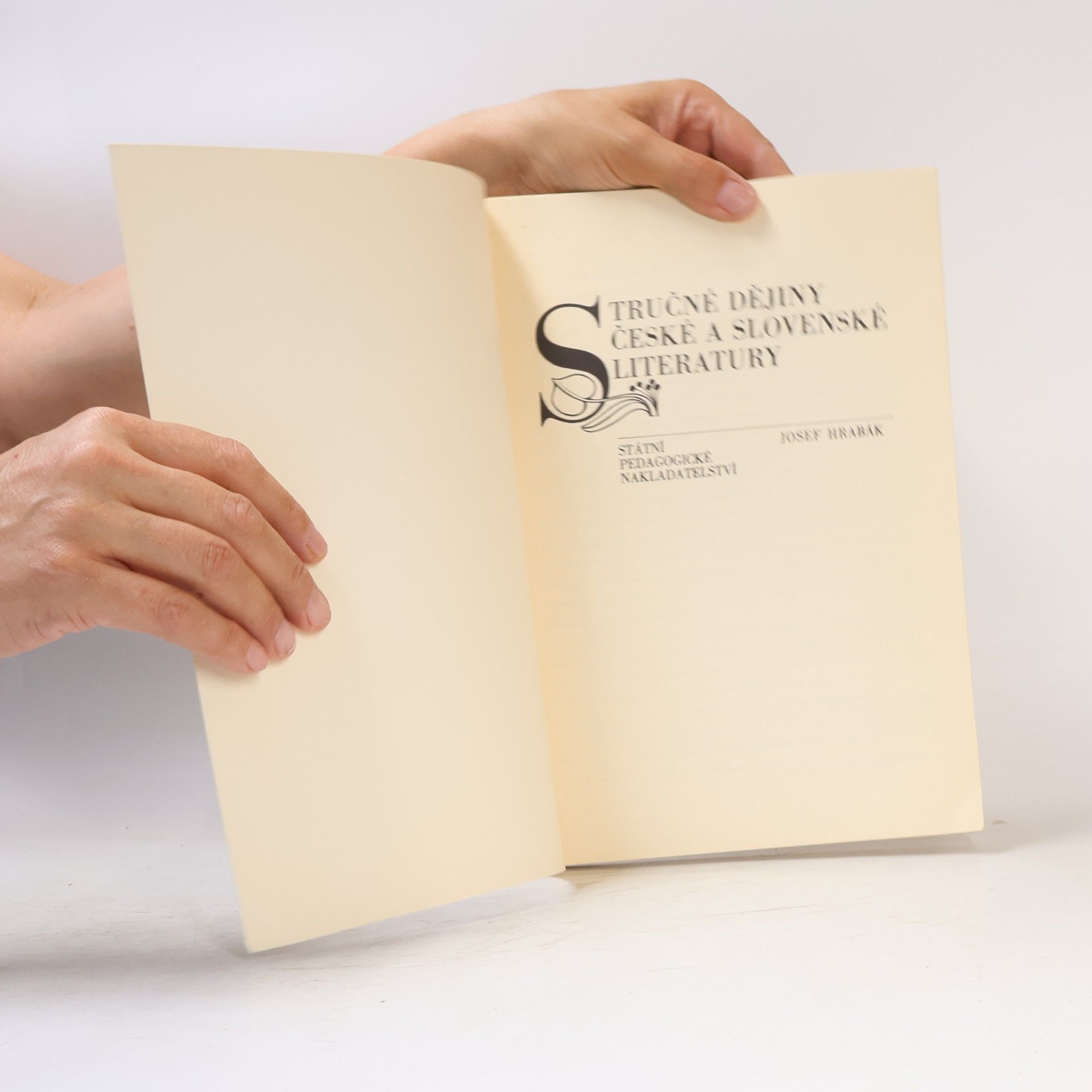 Josef Hrabák Stručné dějiny české a slovenské literatury