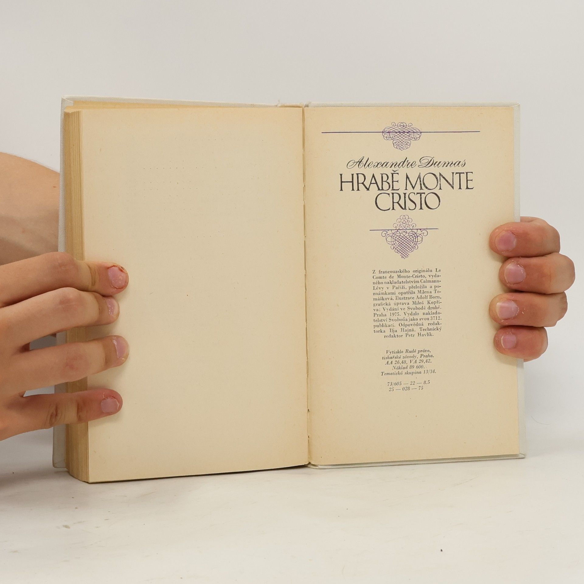 Alexandre Dumas der Ältere Hrabě Monte Christo 3-4.