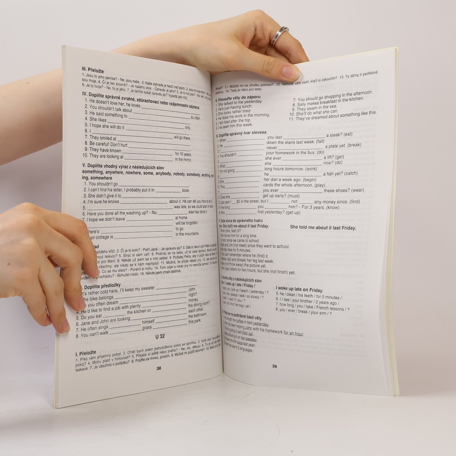 Bohdana Hrušková Gramatická cvičení. Grammar Excercises. Cvičebnice angličtiny