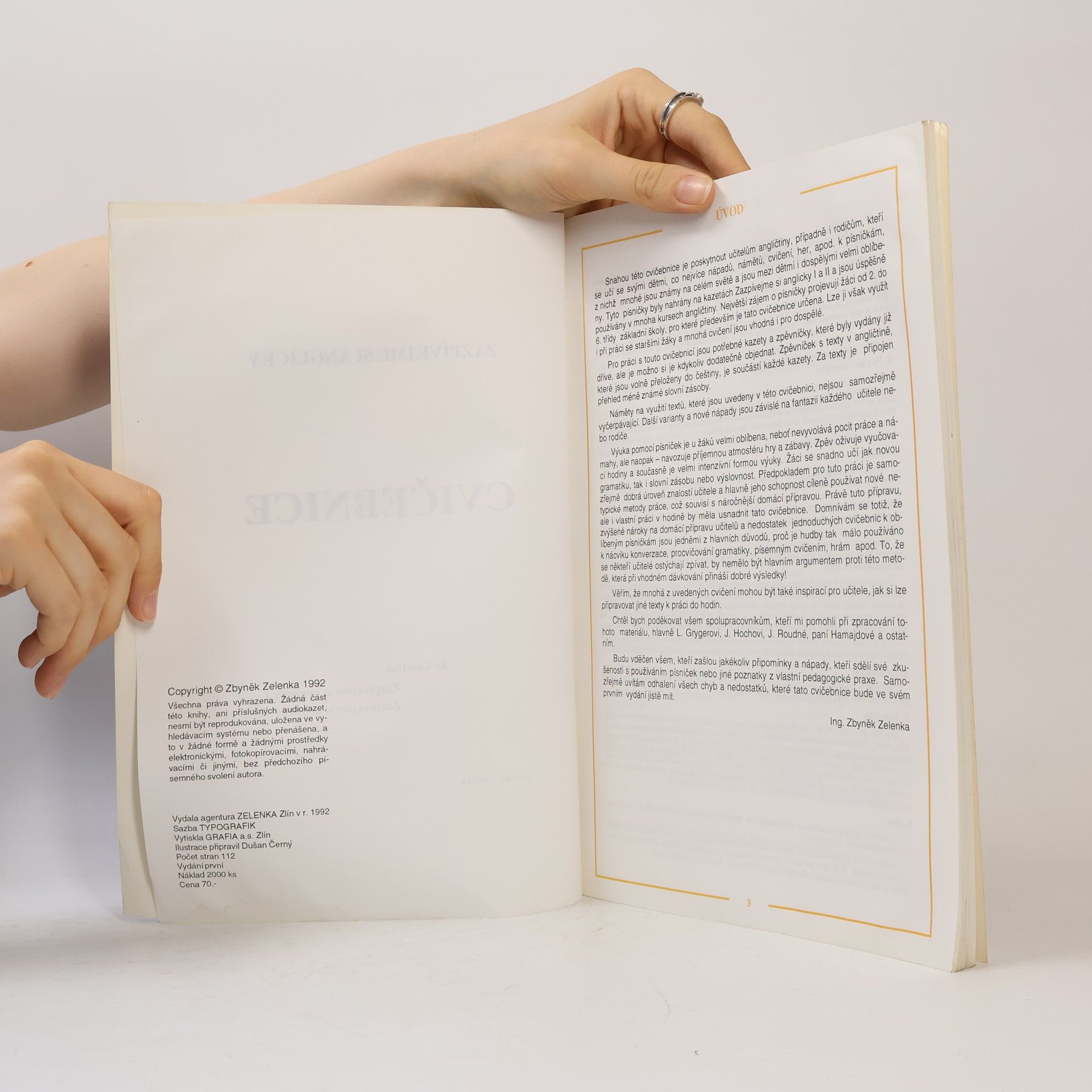 Various authors Zazpívejme si anglicky 1+2. Cvičebnice