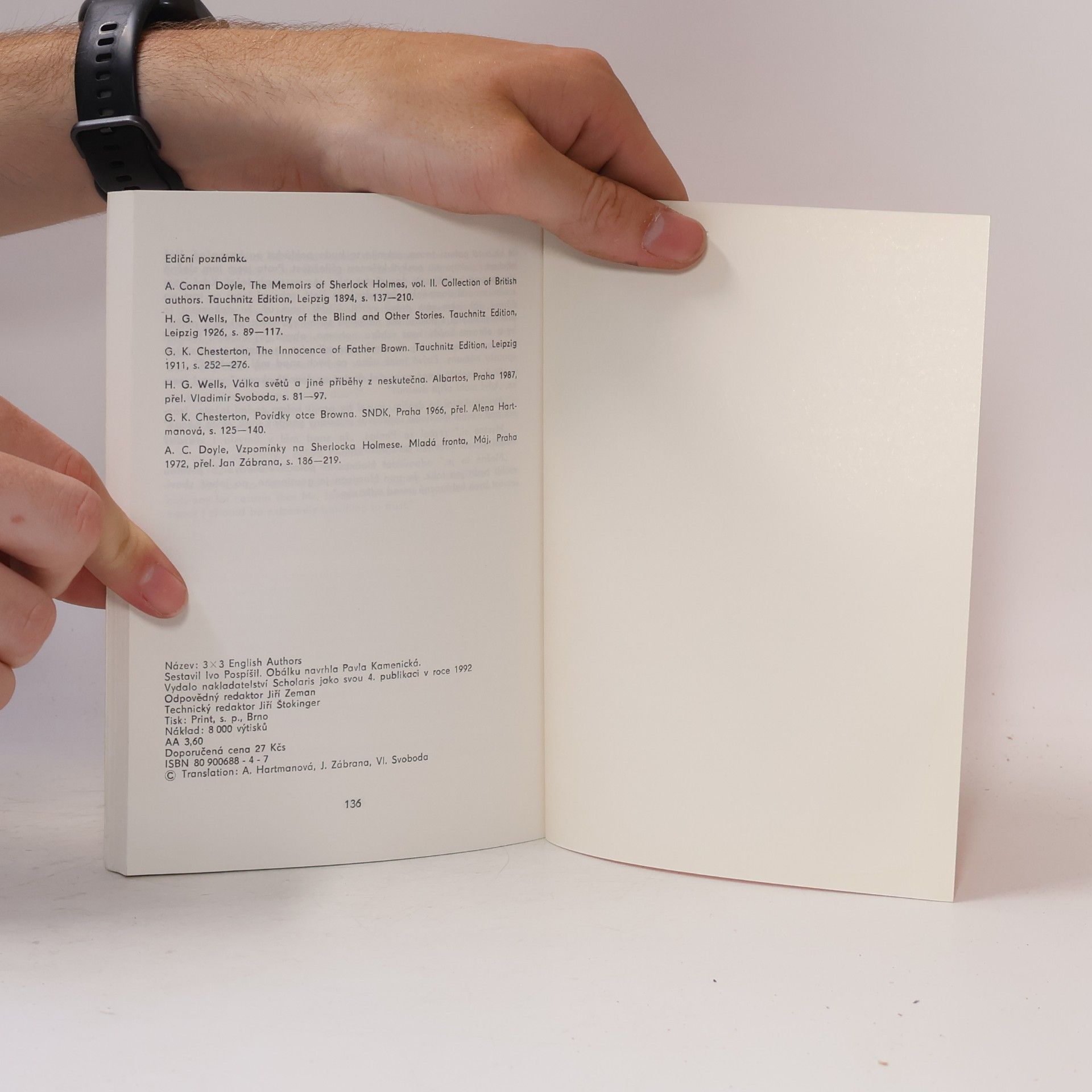 Kolektiv autorů 3x3 English Authors. Verze česko-anglická