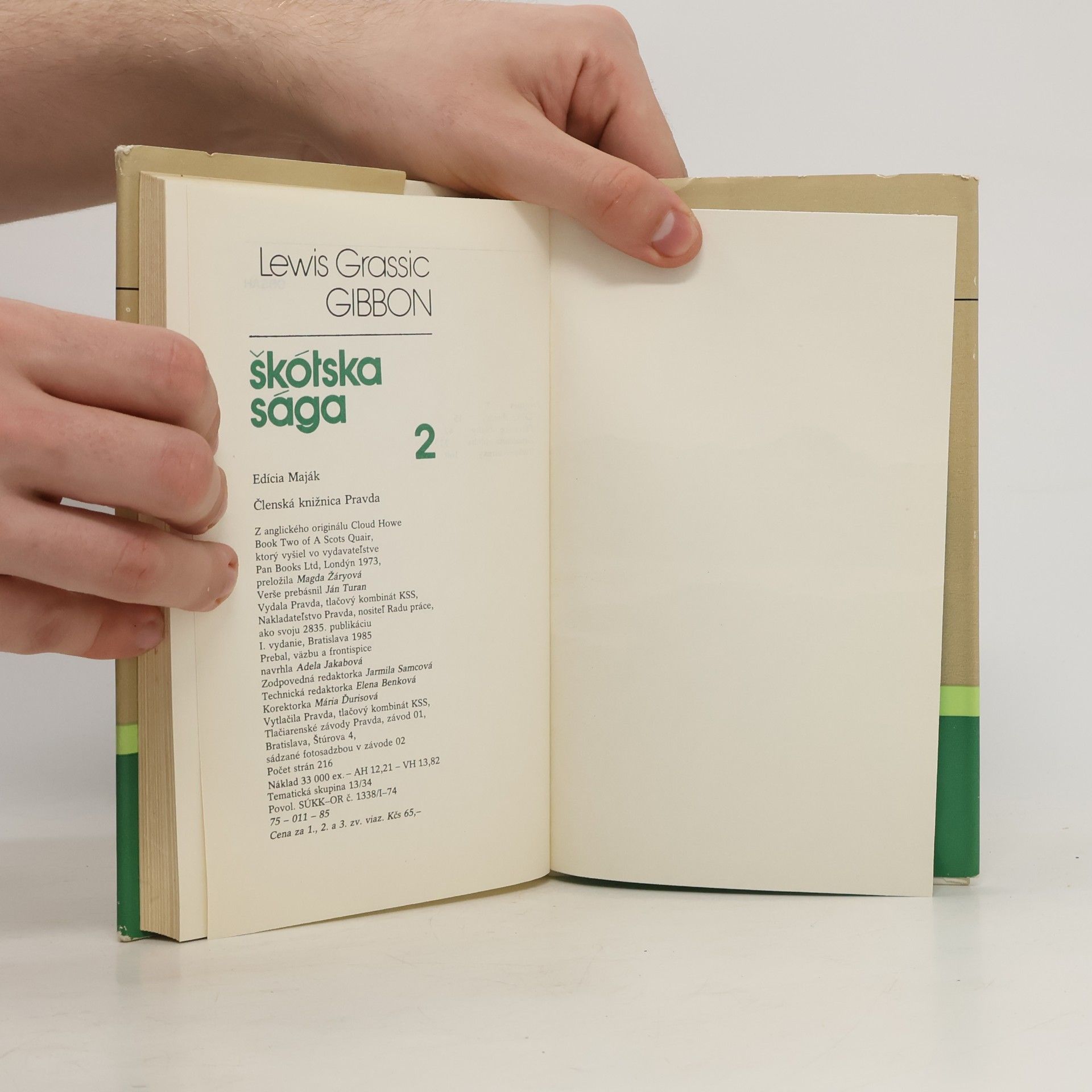 Lewis Grassic Gibbon Škotska sága 2