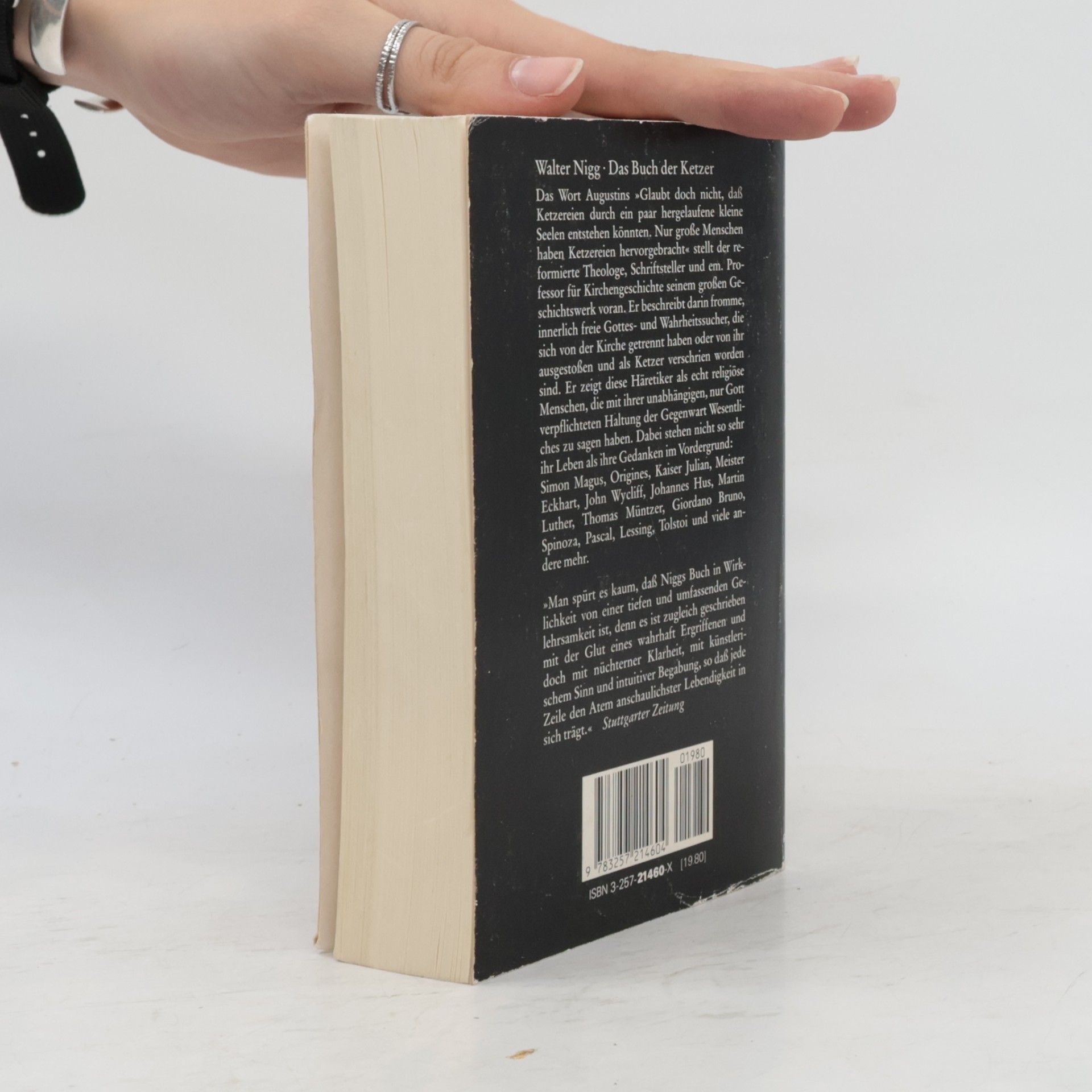 Walter Nigg Das Buch der Ketzer