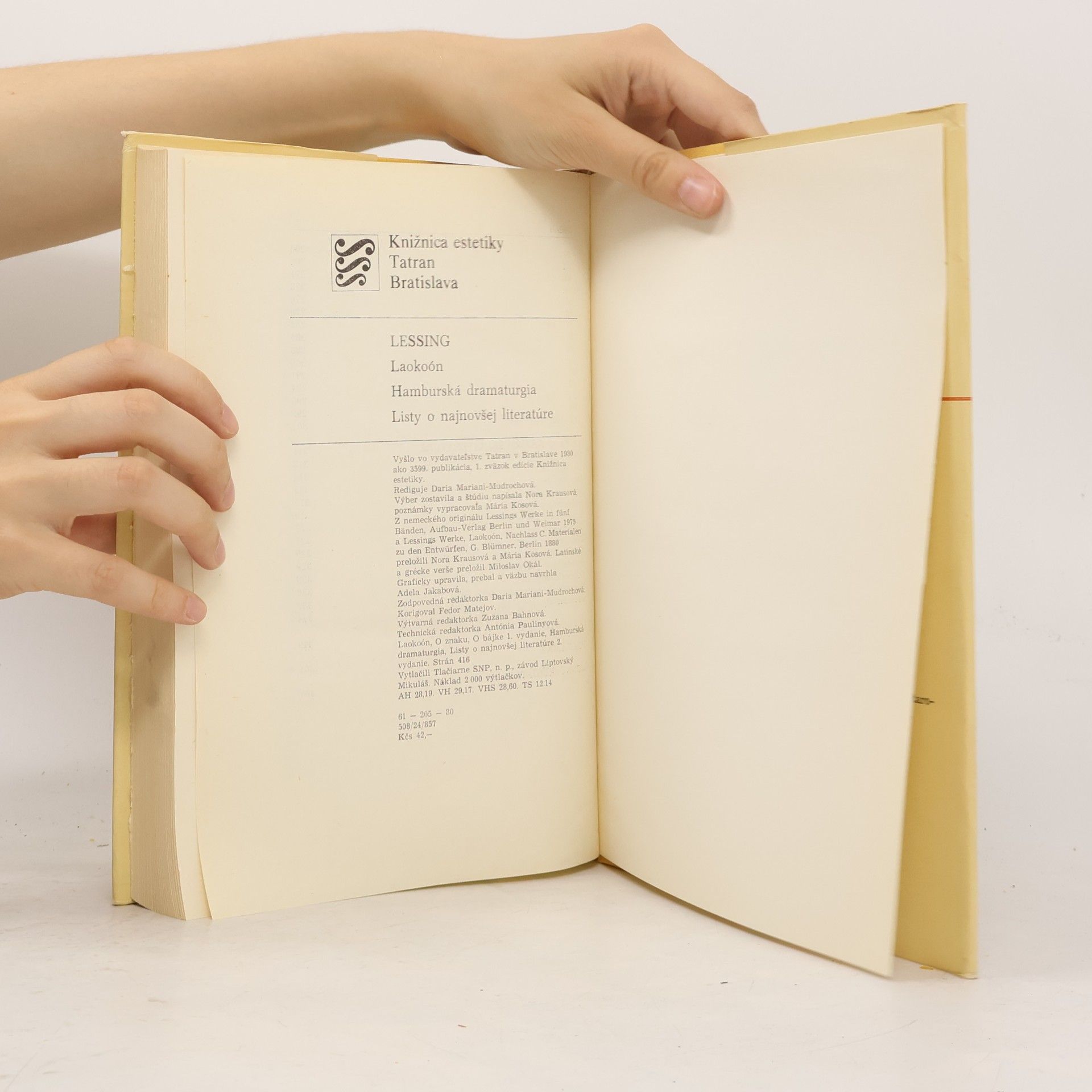 Gotthold Ephraim Lessing Laokoón. Hamburská dramaturgia. Listy o najnovšej literatúre