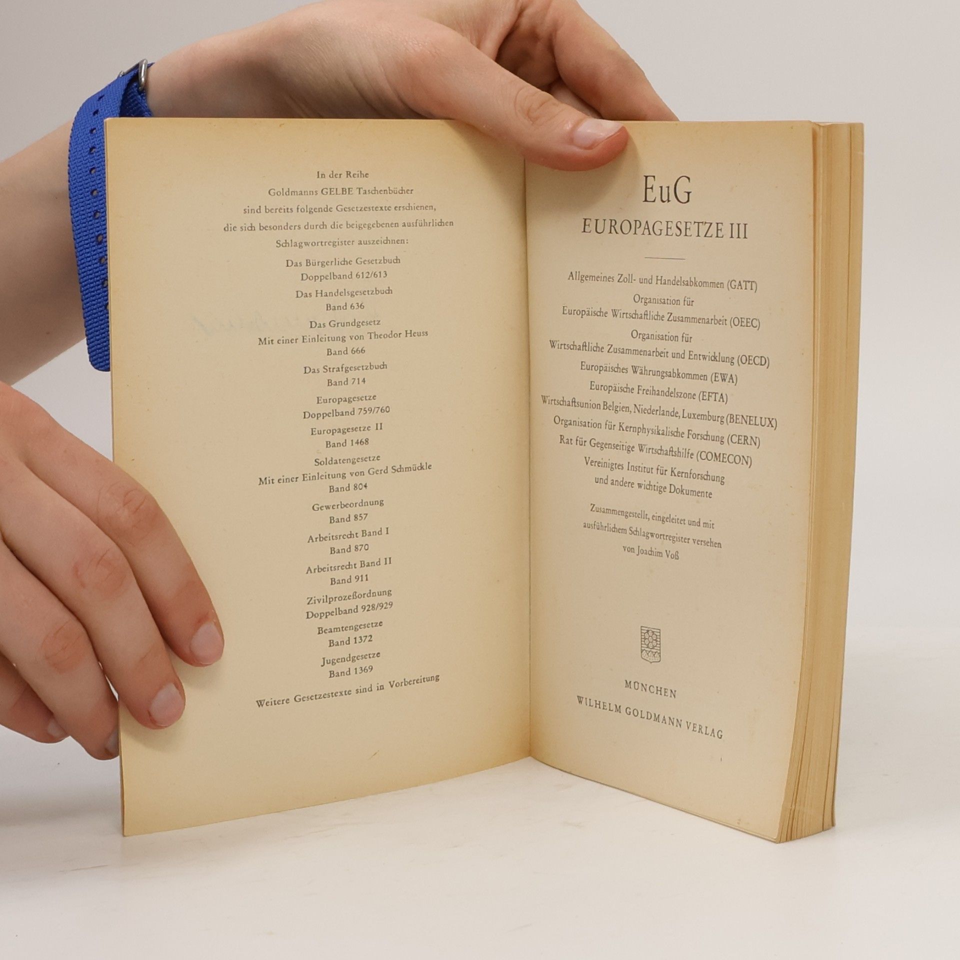 Autores varios Europagesetze III.