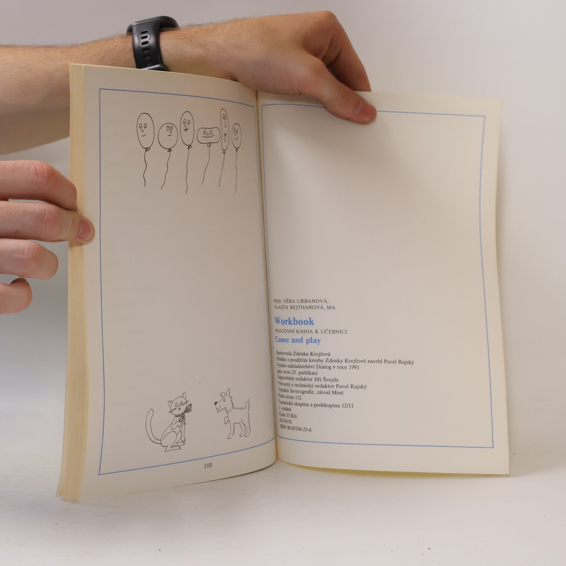 Věra Urbanová Work Book. Come and play