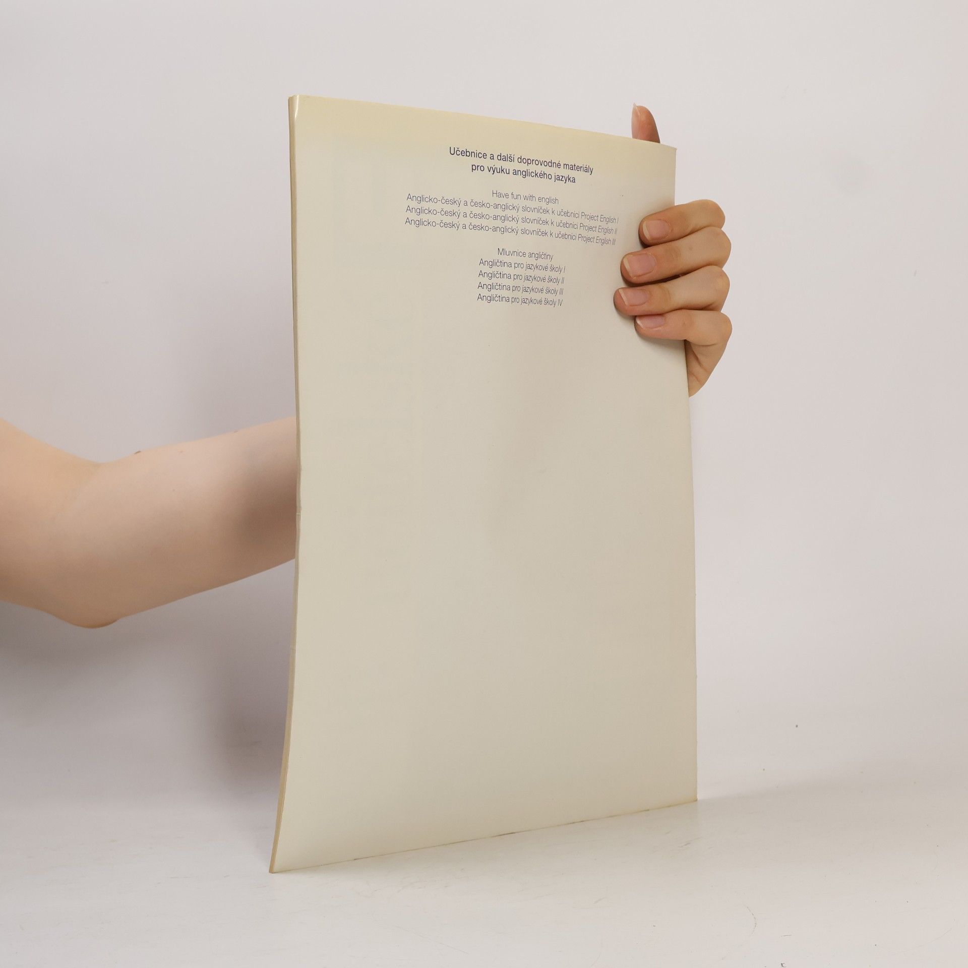 Eva Vacková Anglicko-český a česko-anglický slovníček k učebnici Project English 3