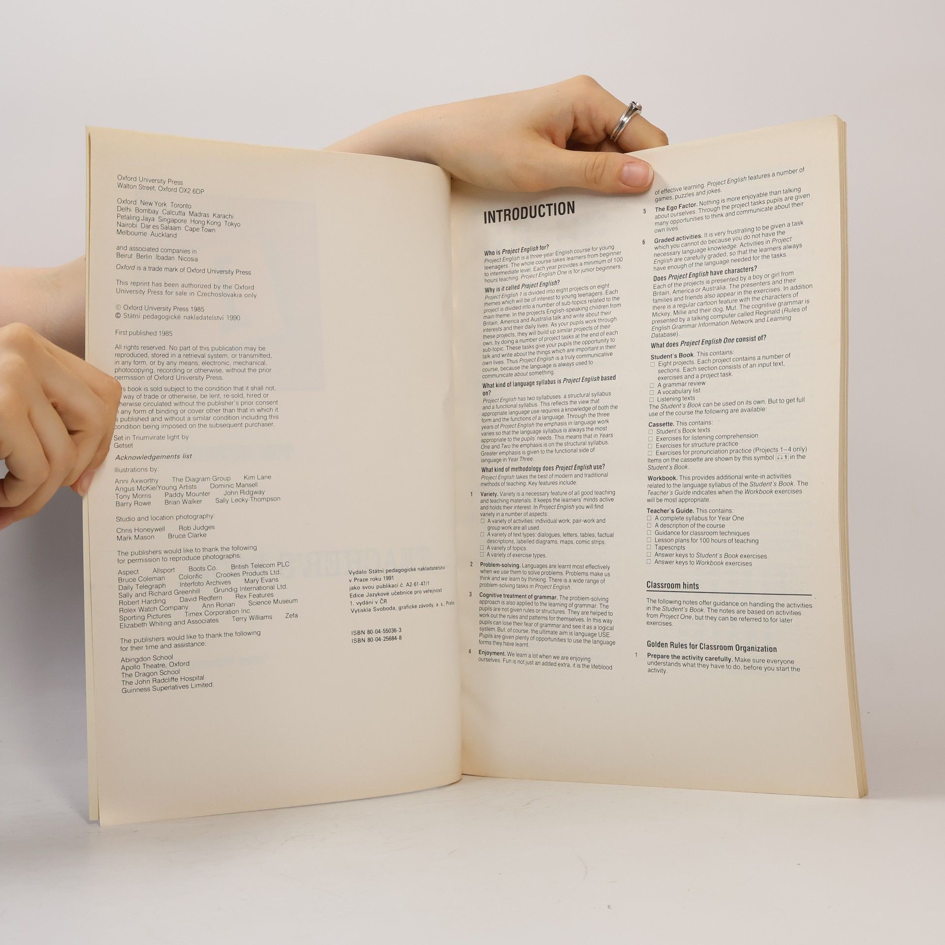 Tom Hutchinson Project English 1. Teacher’s Book
