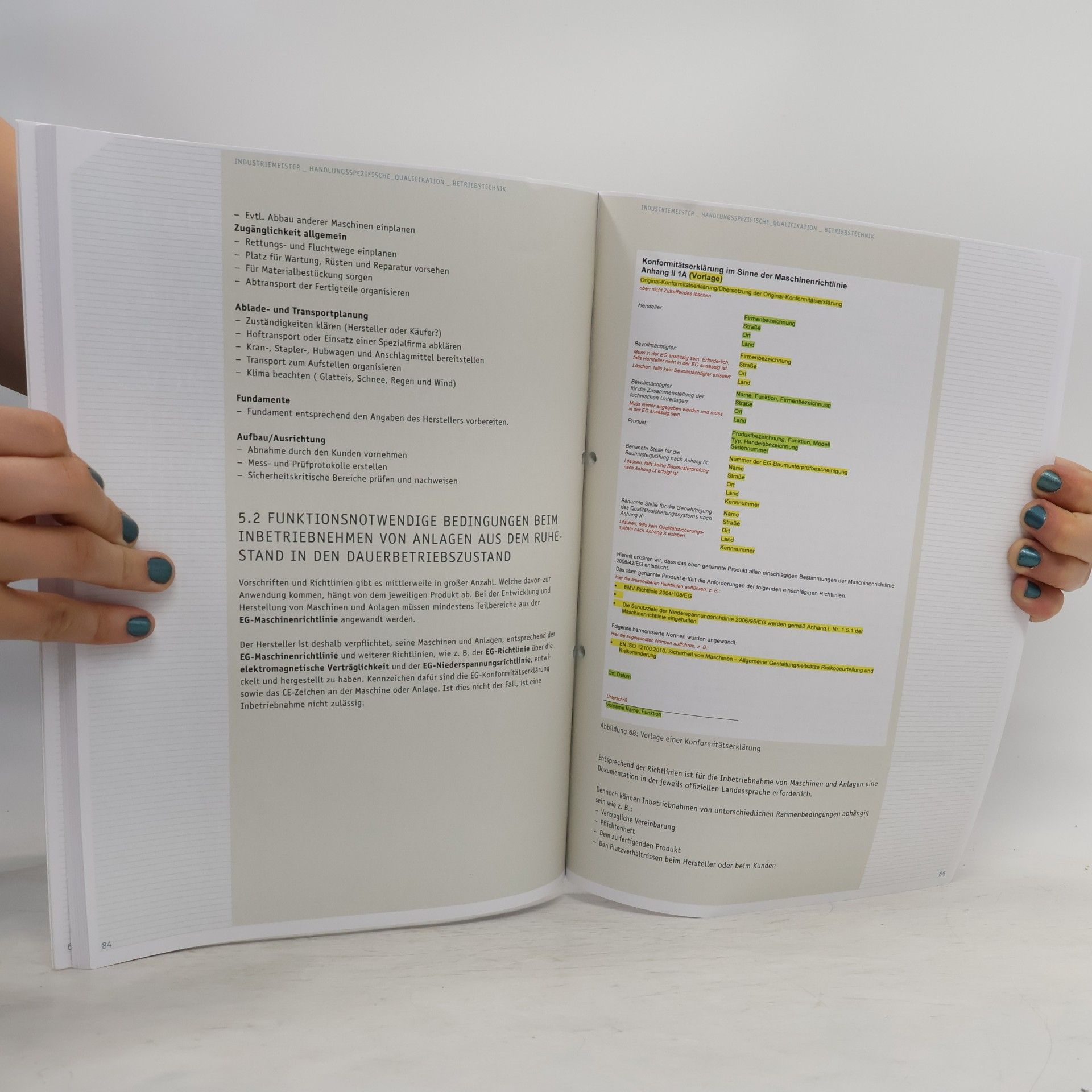 Autorenkollektiv BT: Handlungsspezifische Qualifikationen – Betriebstechnik