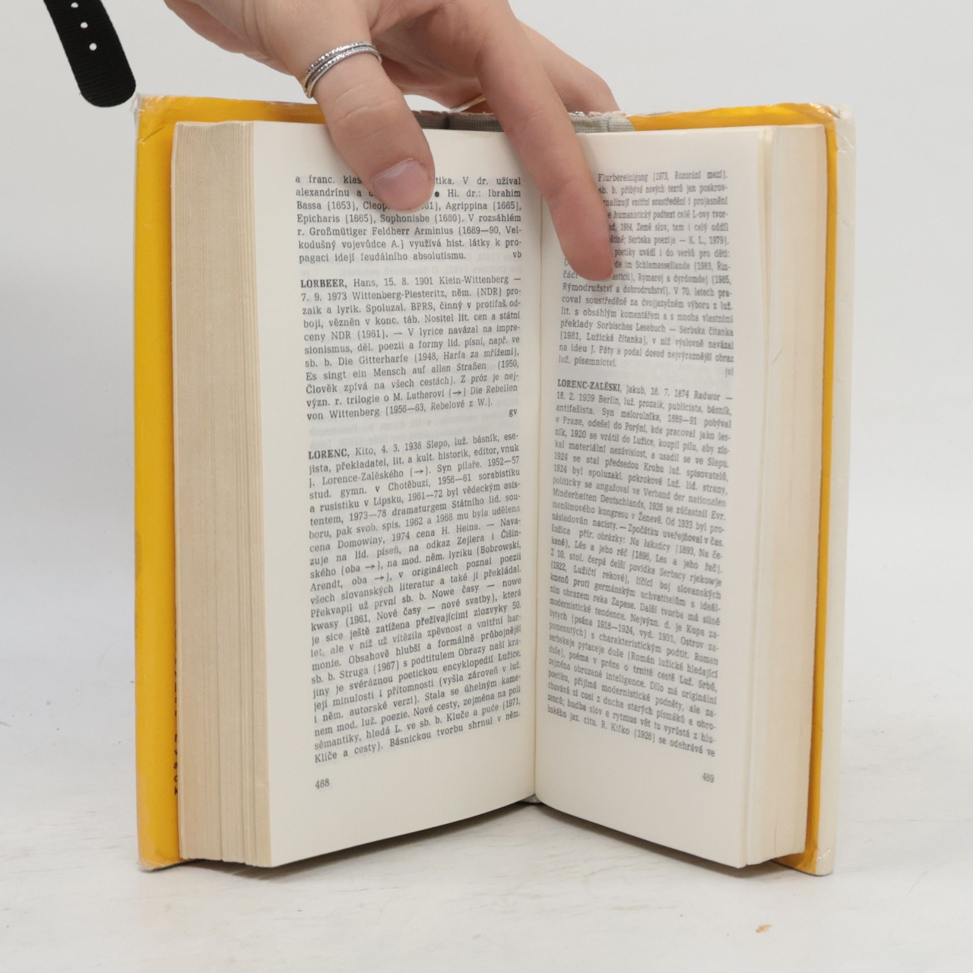 Various authors Slovník spisovatelů německého jazyka a spisovatelů lužickosrbských
