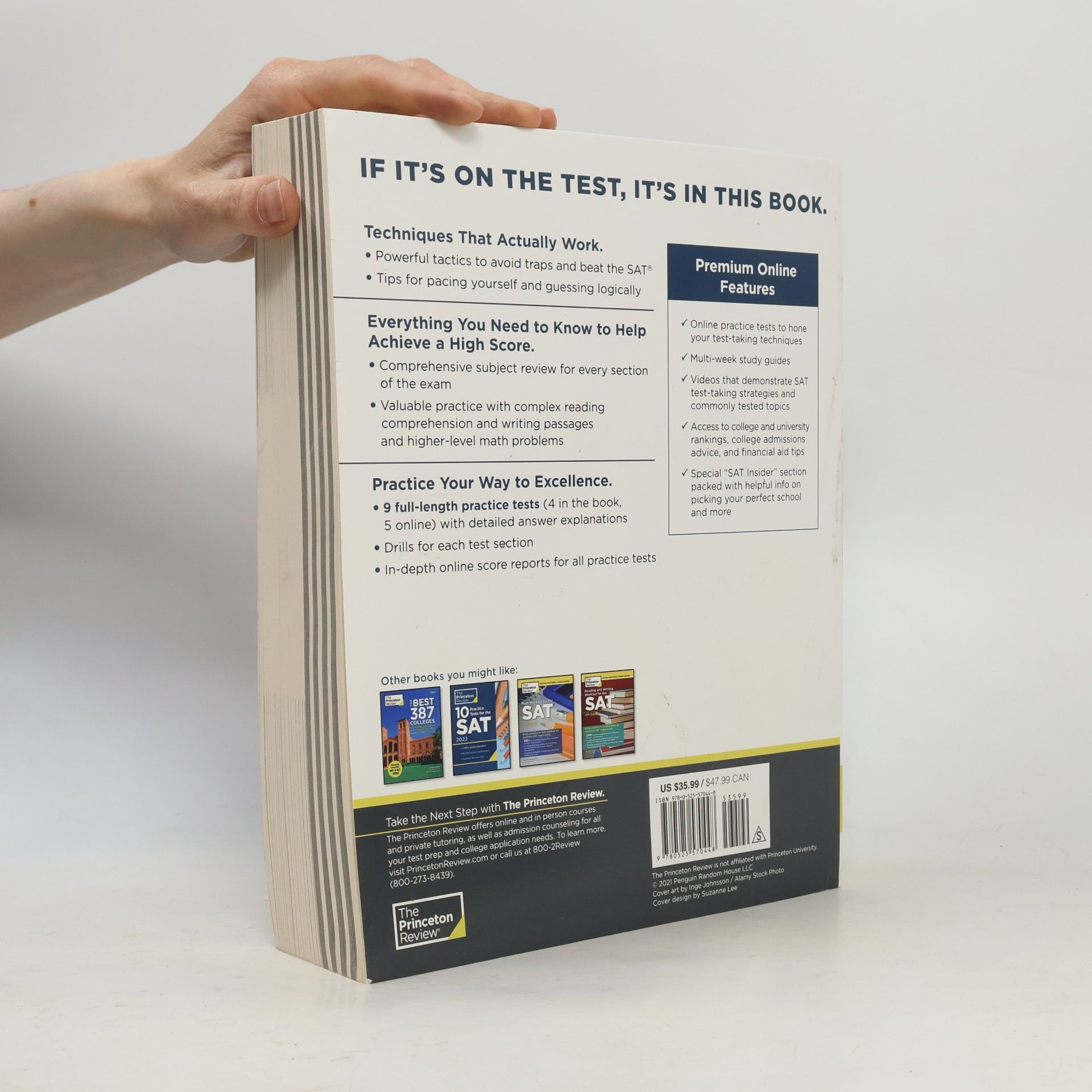 Kolektiv autorů Princeton Review: Princeton Review SAT Premium Prep, 2022