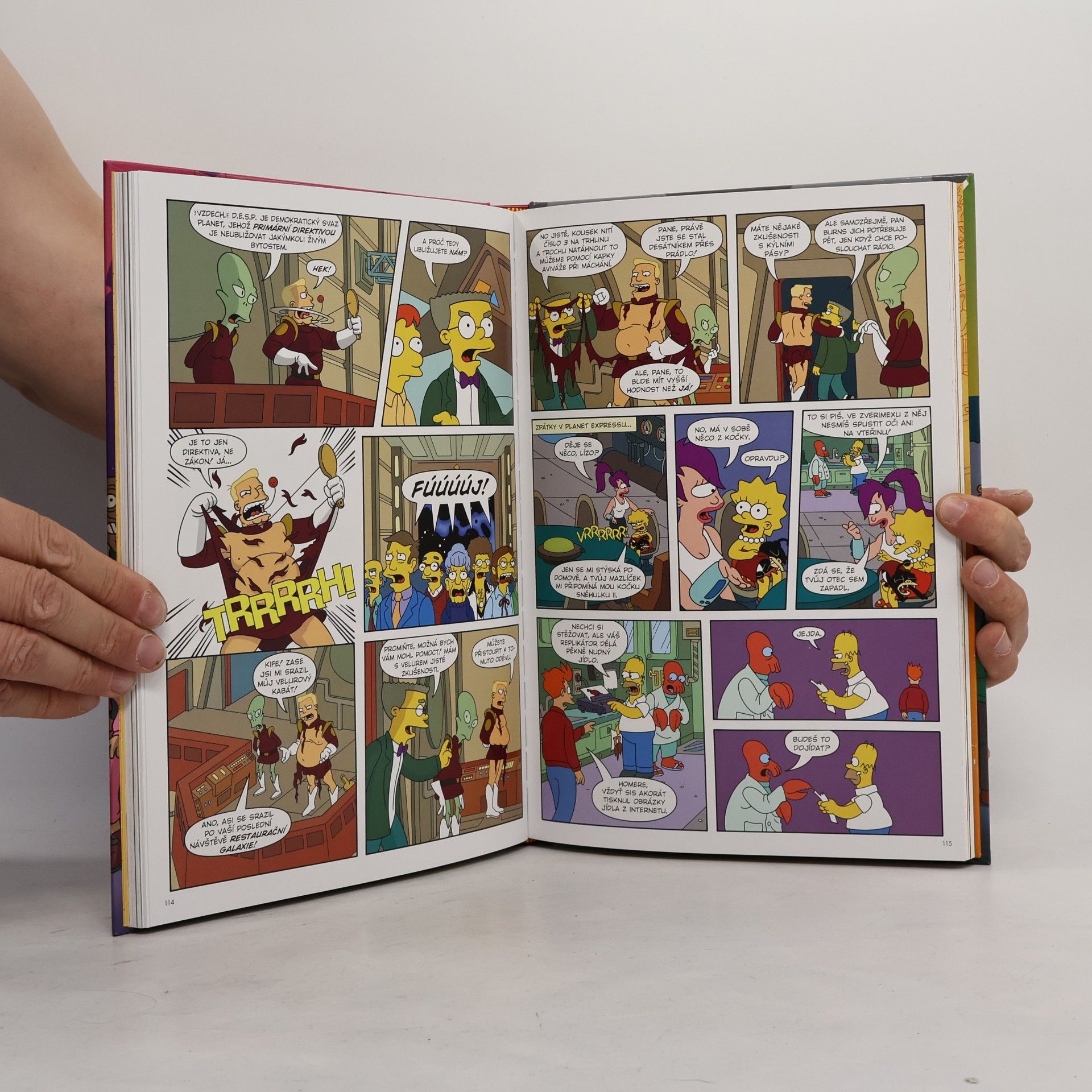 Matt Groening Simpsonovi - Futurama. Propletená lapálie: Crossover (s přílohou)