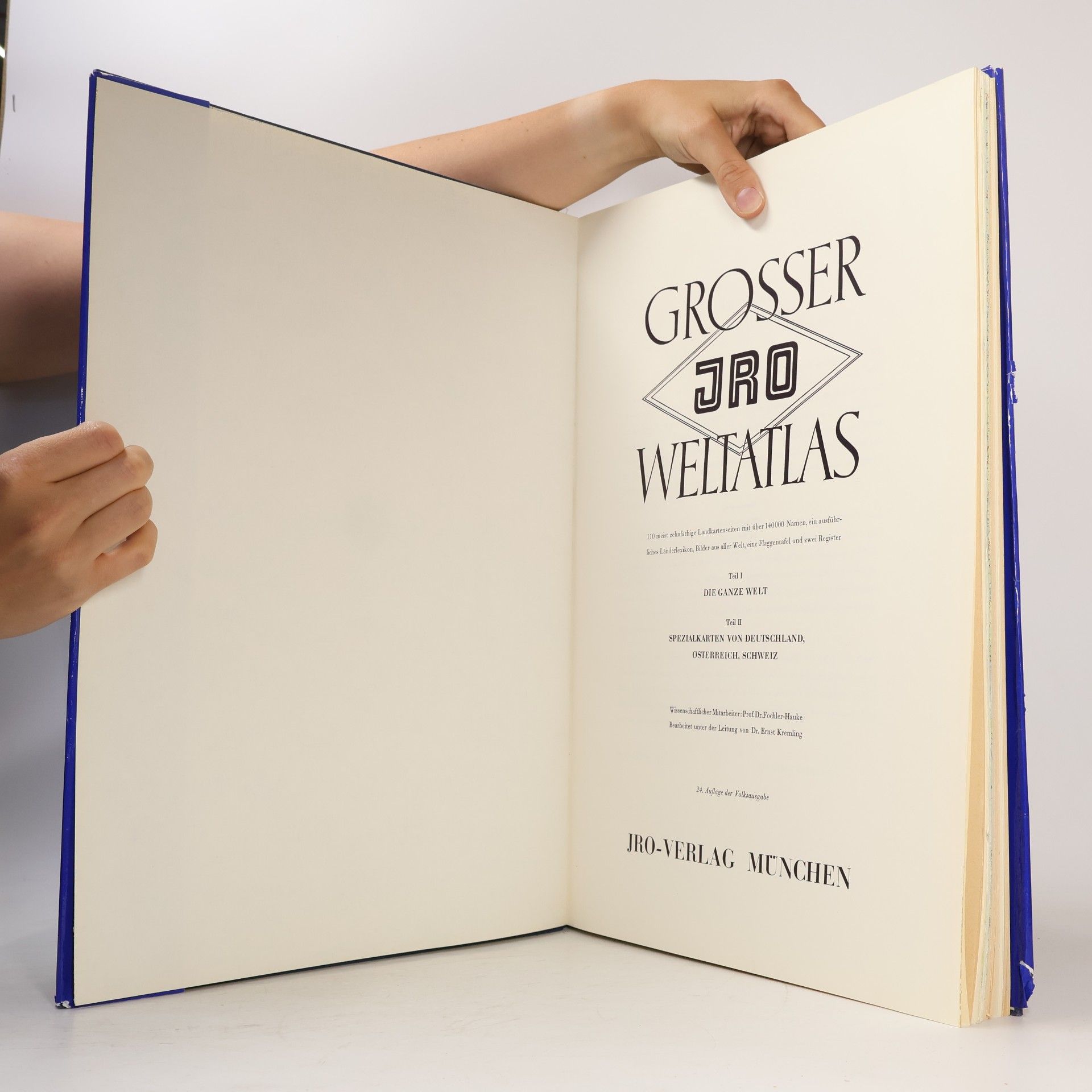 Collectif d'auteurs Grosser JRO Weltatlas