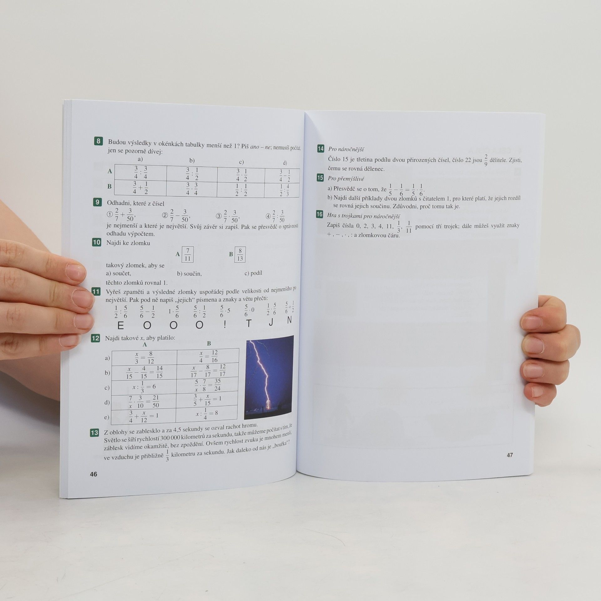 Oldřich Odvárko Matematika pro 7. ročník základní školy 1. Zlomky, celá čísla, racionální čísla