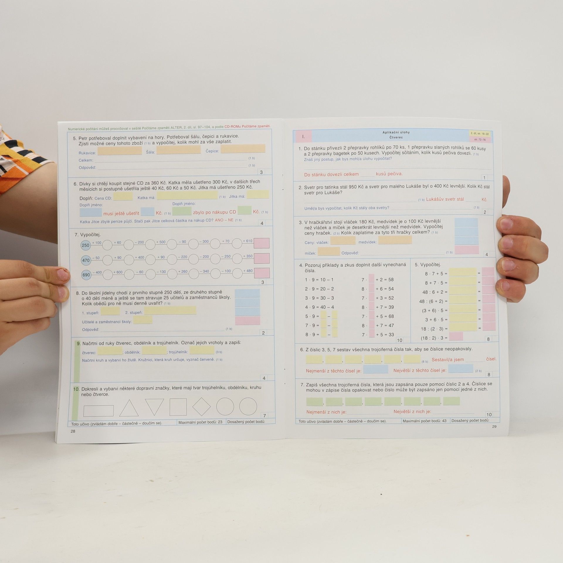 Růžena Blažková Pracovní sešit k Matematice pro 3. ročník ZŠ I. díl