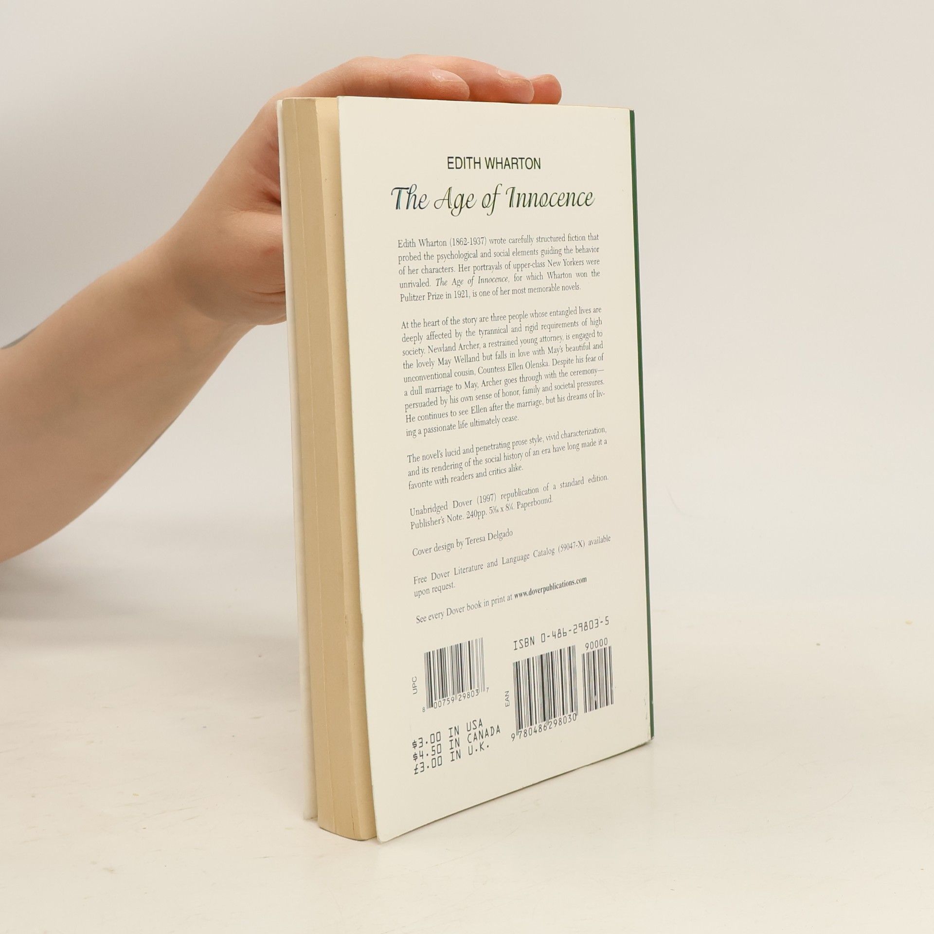 Edith Wharton The Age of Innocence