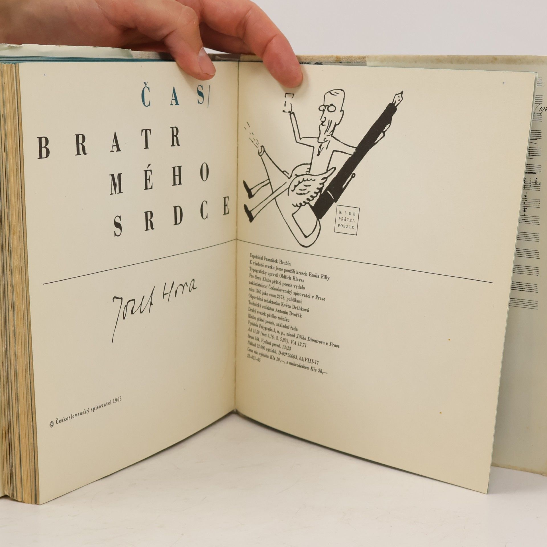 Josef Hora Čas, bratr mého srdce
