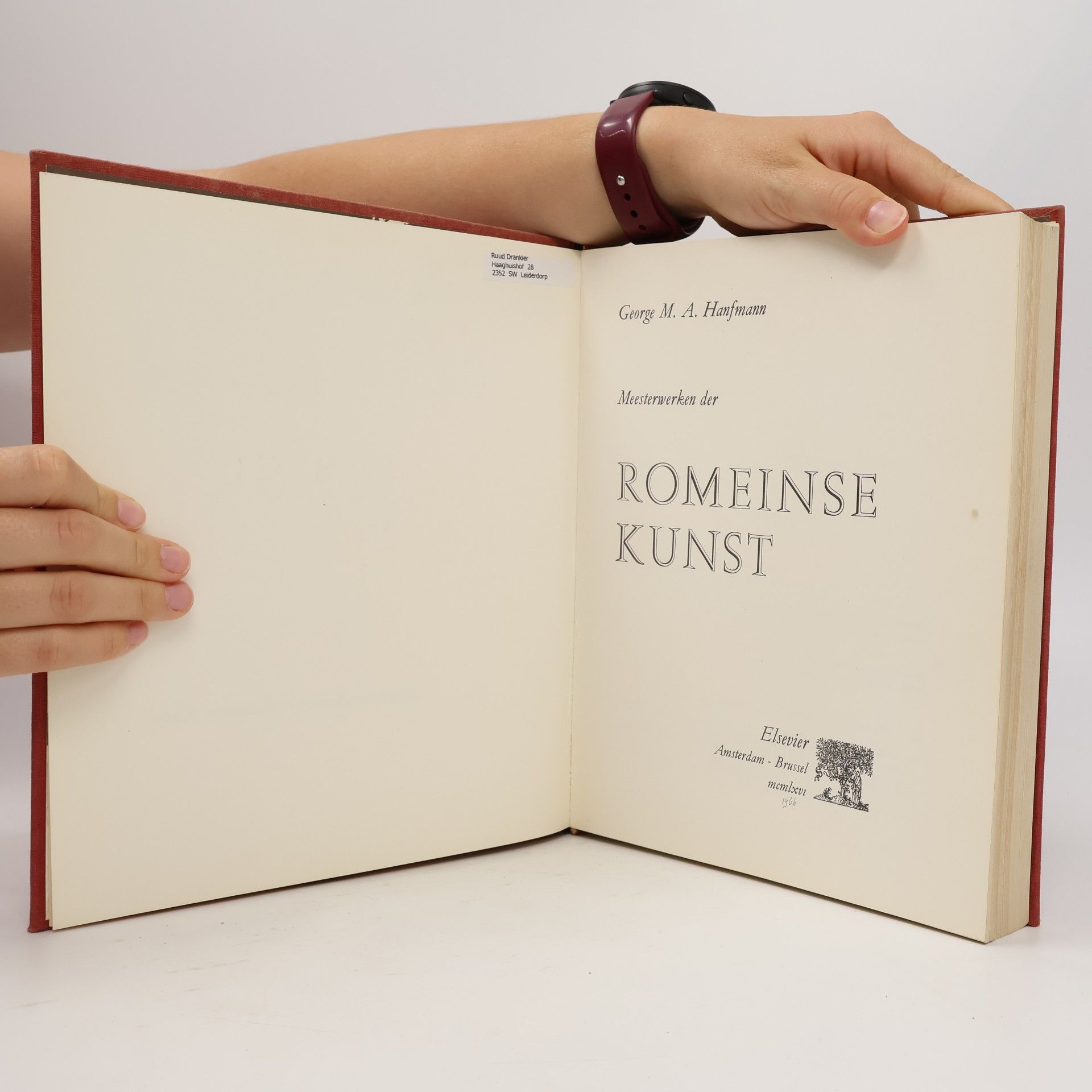 George Maxim Anossov Hanfmann Romeinse Kunst