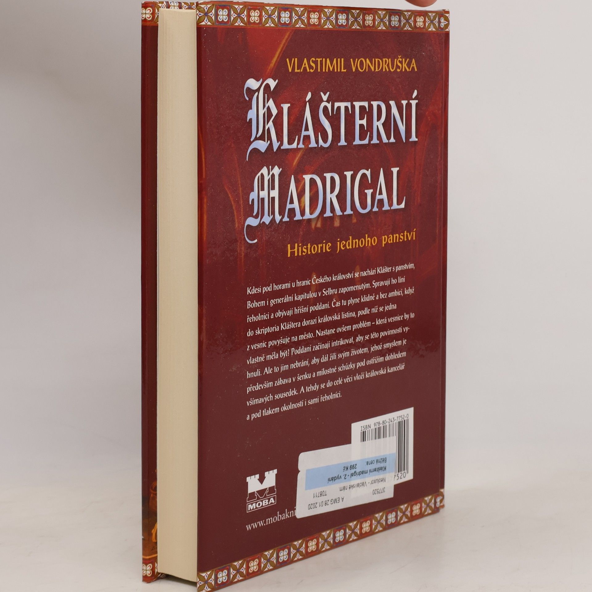 Vlastimil Vondruška Klášterní madrigal: Historie jednoho panství