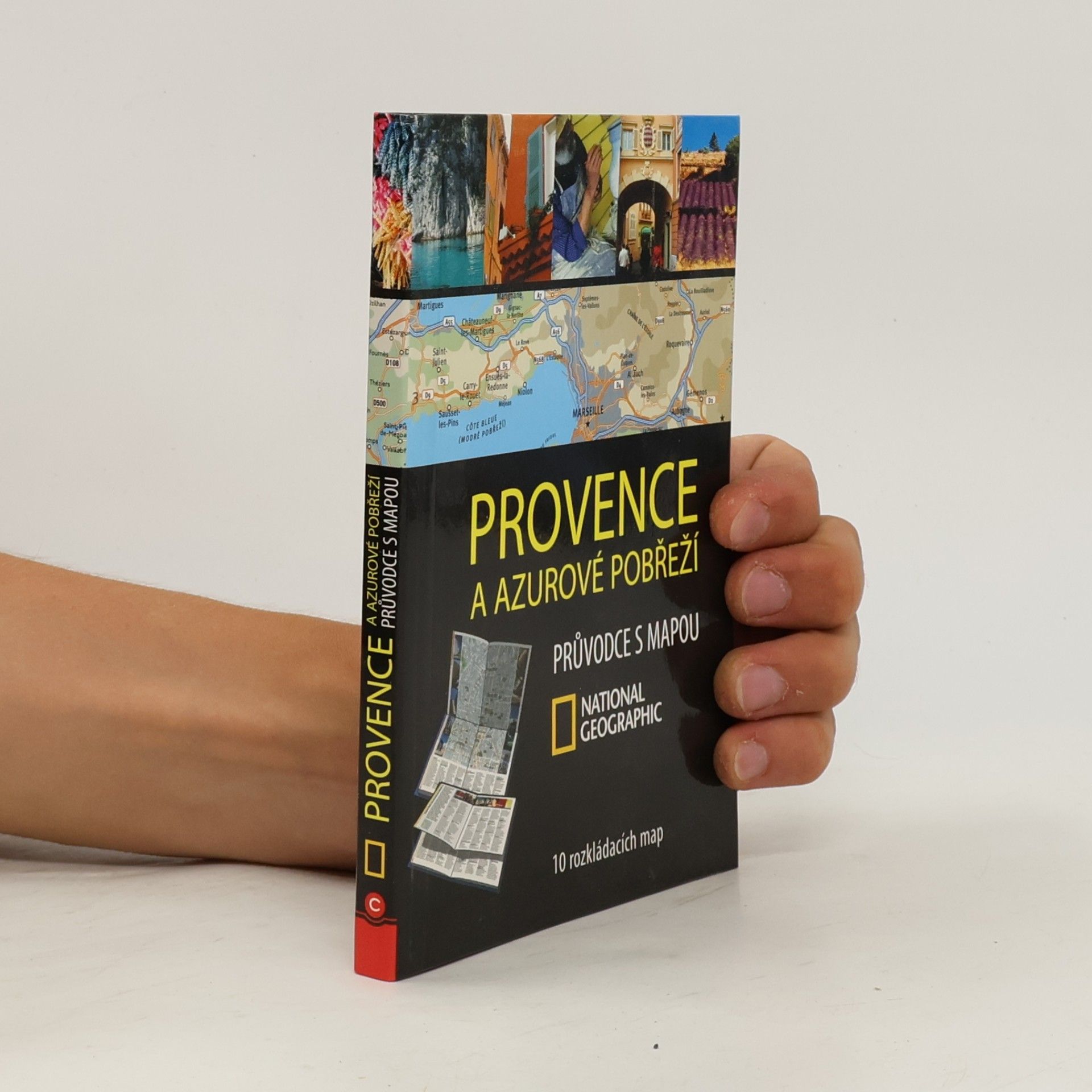 Hélène Le Tac Provence a Azurové pobřeží, průvodce s mapou