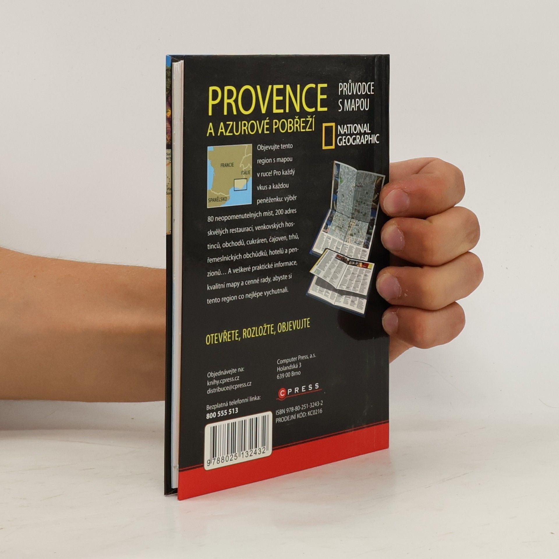 Barbara A. Noe Provence a Azurové pobřeží, průvodce s mapou