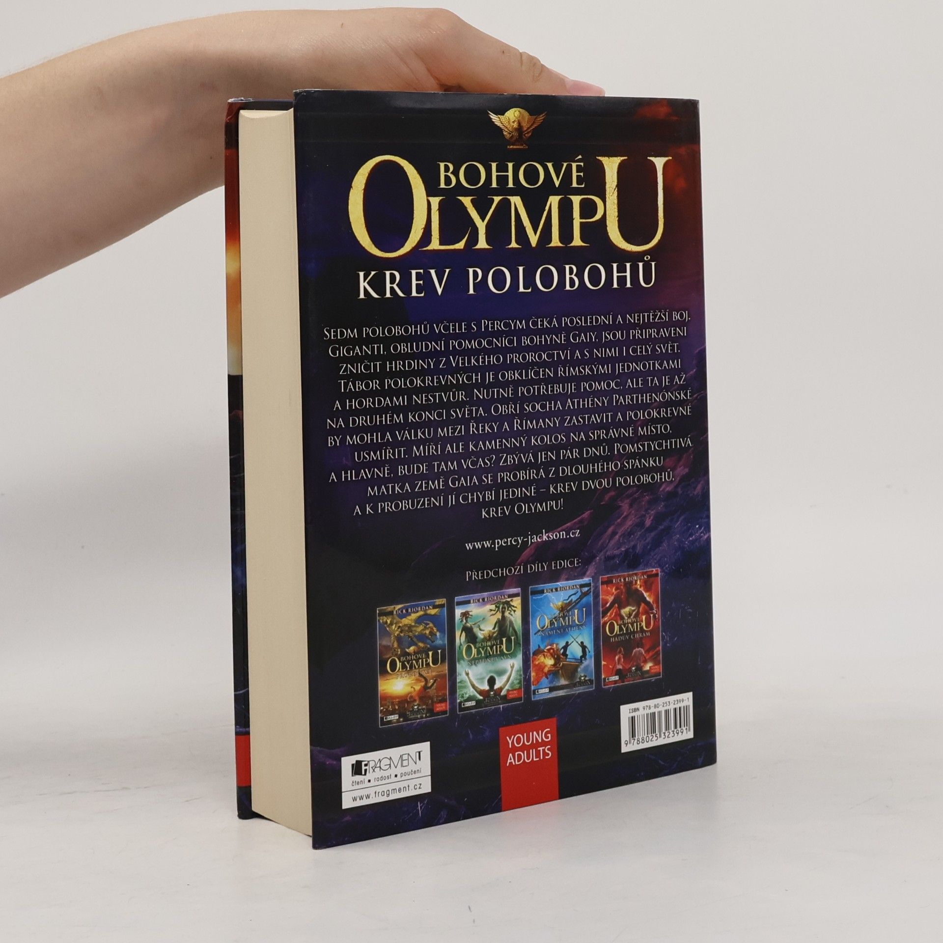 Rick Riordan Bohové Olympu. Krev polobohů
