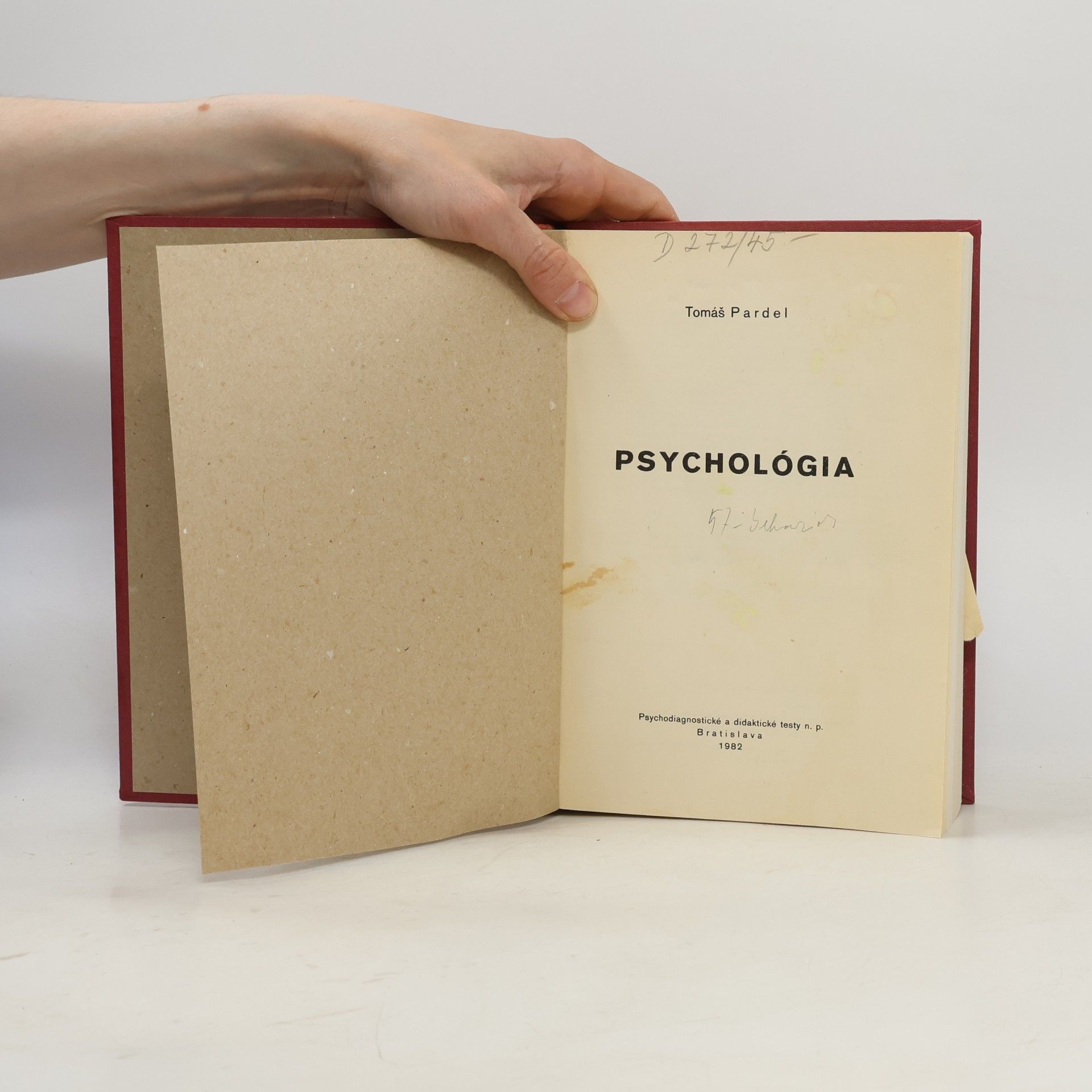 Tomáš Pardel Psychológia