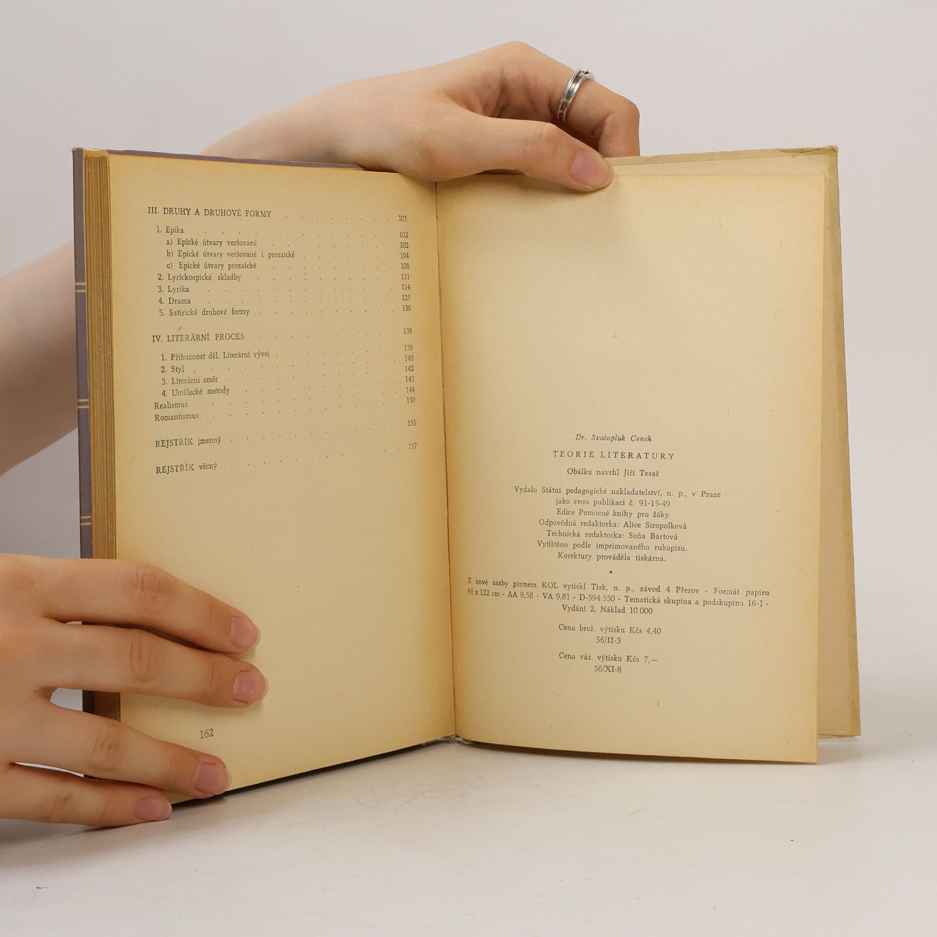 Svatopluk Cenek Teorie literatury