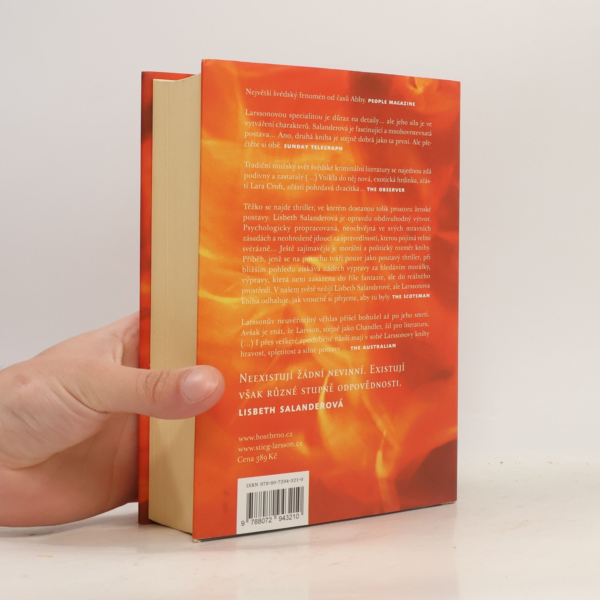 Stieg Larsson Dívka, která si hrála s ohněm