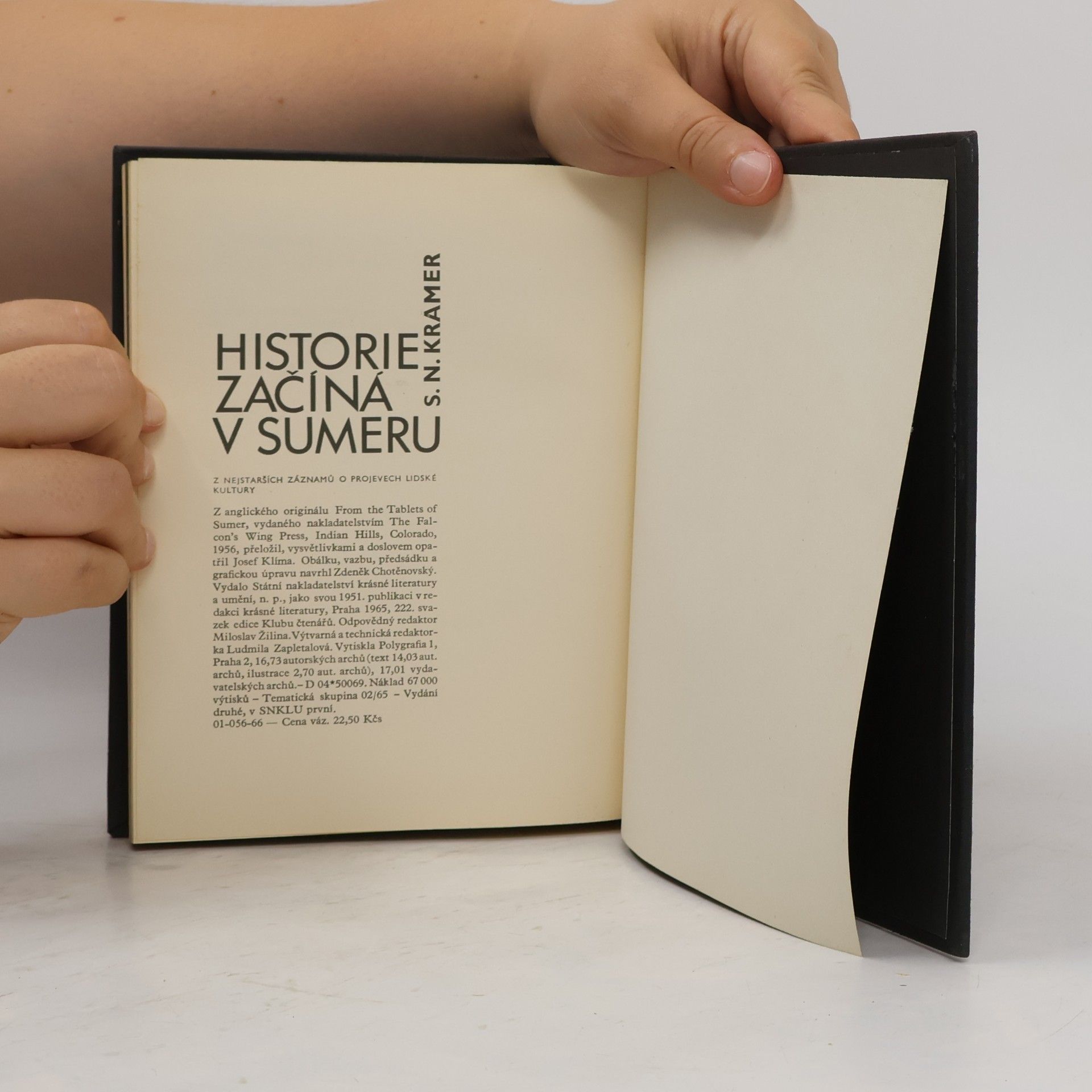 Samuel Noah Kramer Historie začíná v Sumeru