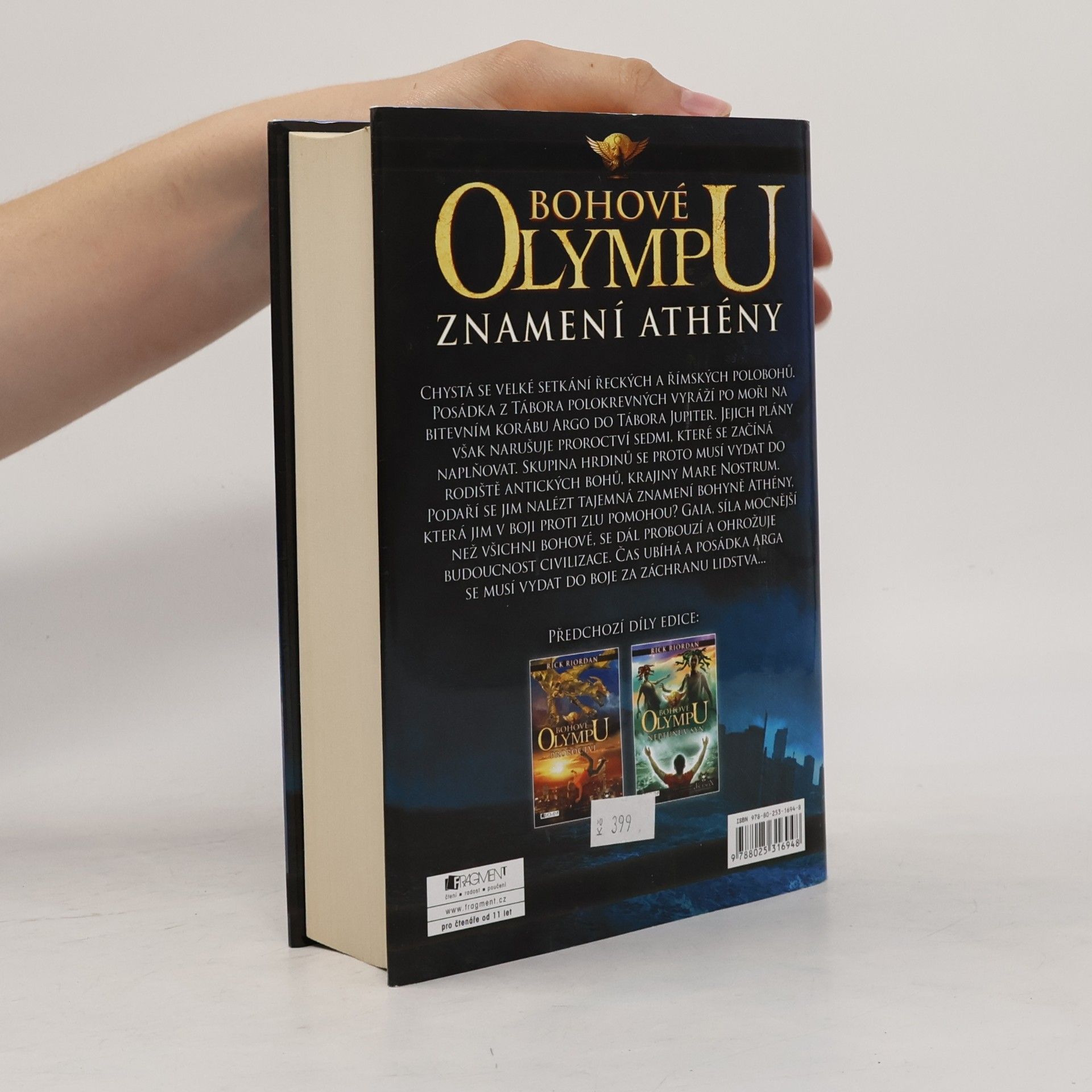 Rick Riordan Bohové Olympu. Znamení Athény