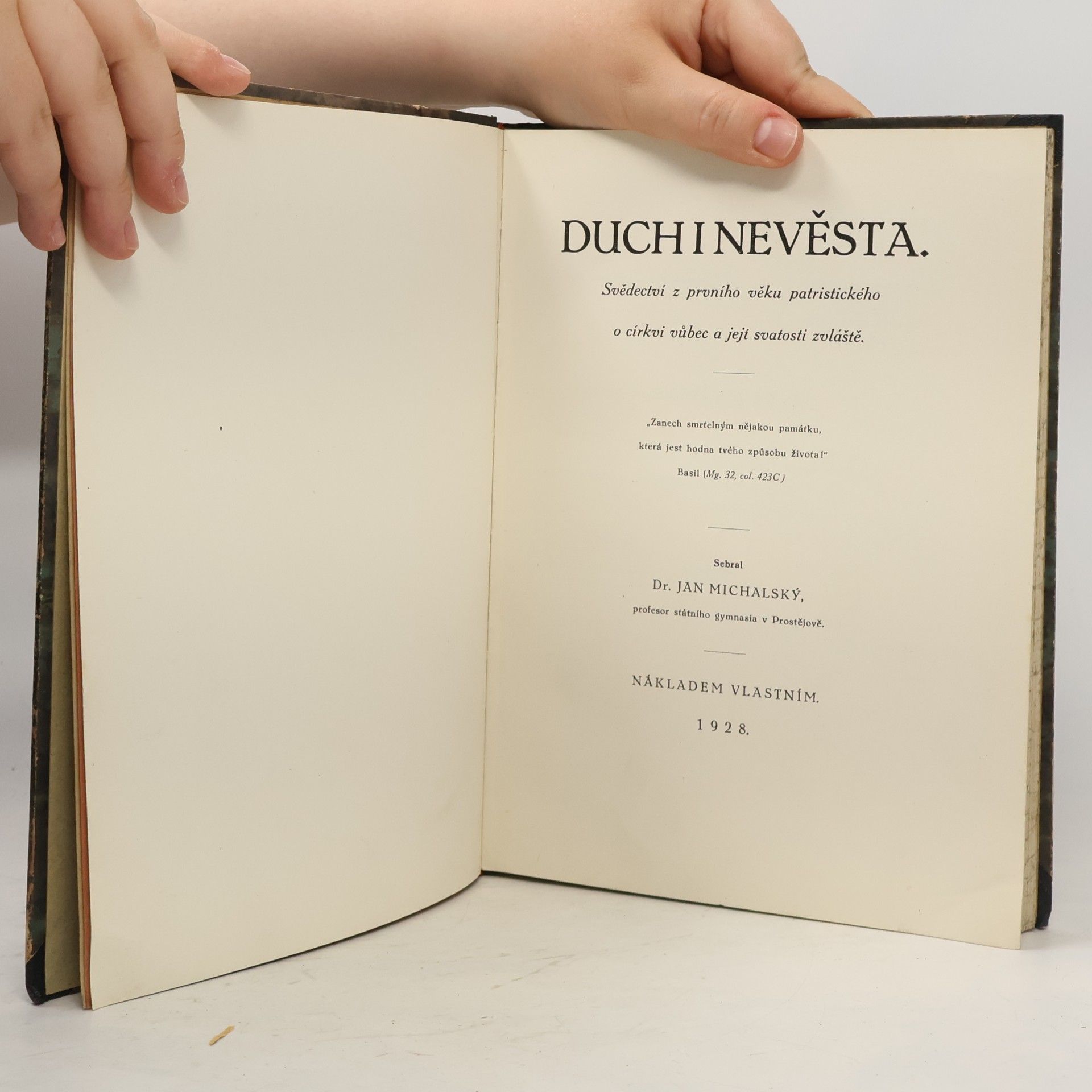 Jan Michalský Duch i nevěsta