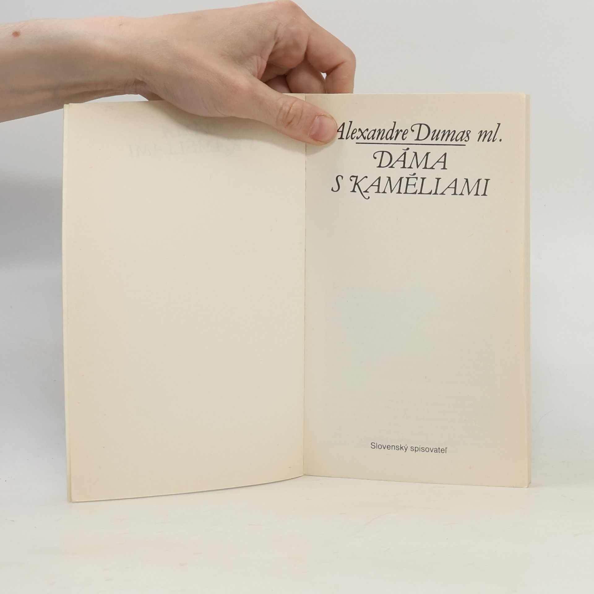 Alexandre Dumas fils Dáma s kaméliami