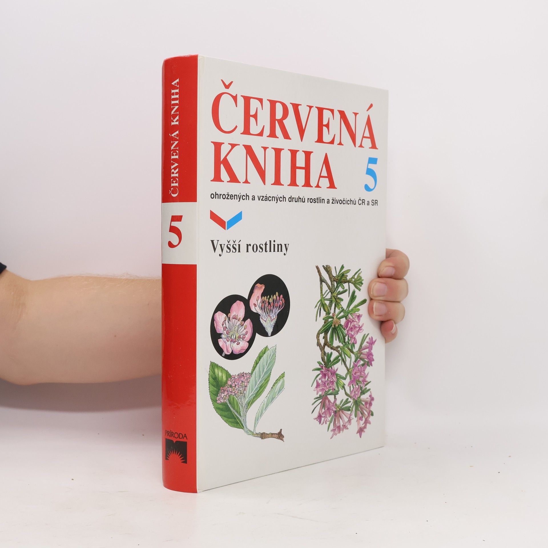 Štefan Maglocký Červená kniha ohrožených a vzácných druhů rostlin a živočichů ČR a SR 5 - Vyšší rostliny