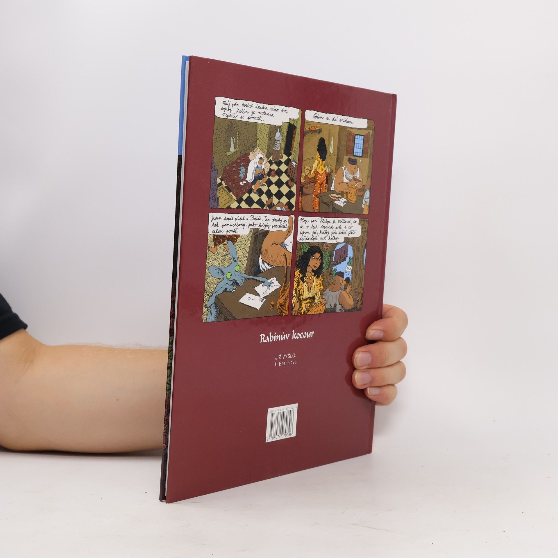 Joann Sfar Rabínův kocour. 2., Malka, král lvů