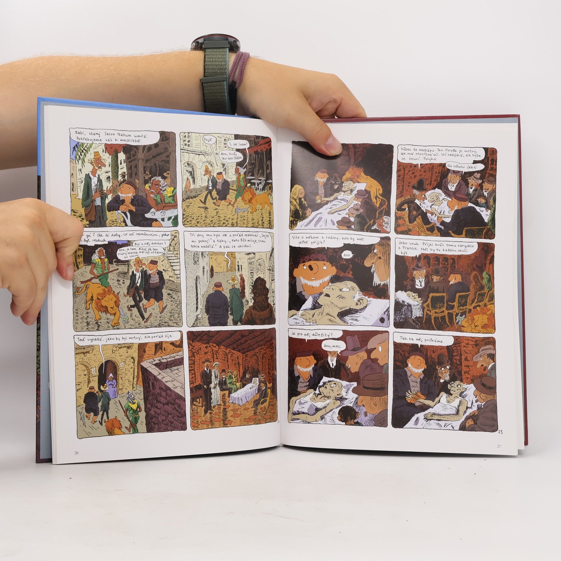 Joann Sfar Rabínův kocour. 2., Malka, král lvů