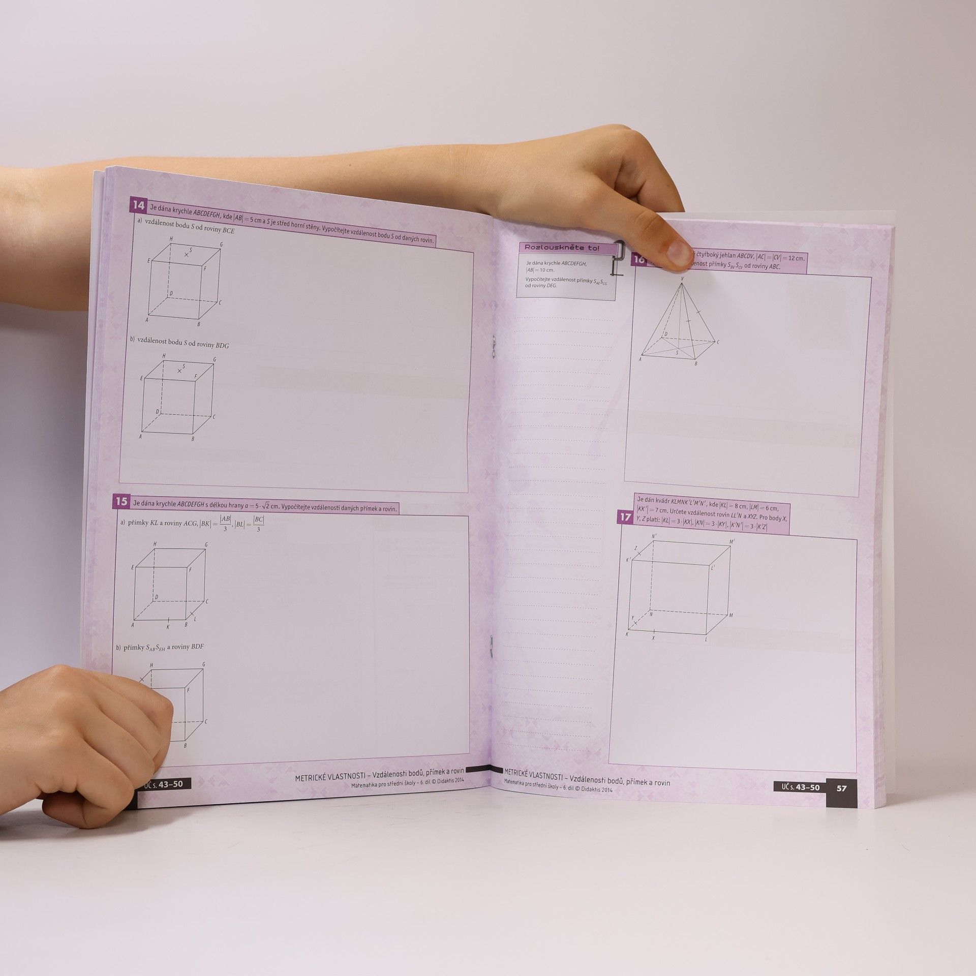Jakub Mrázek Matematika pro střední školy. 6. díl. Stereometrie. Pracovní sešit