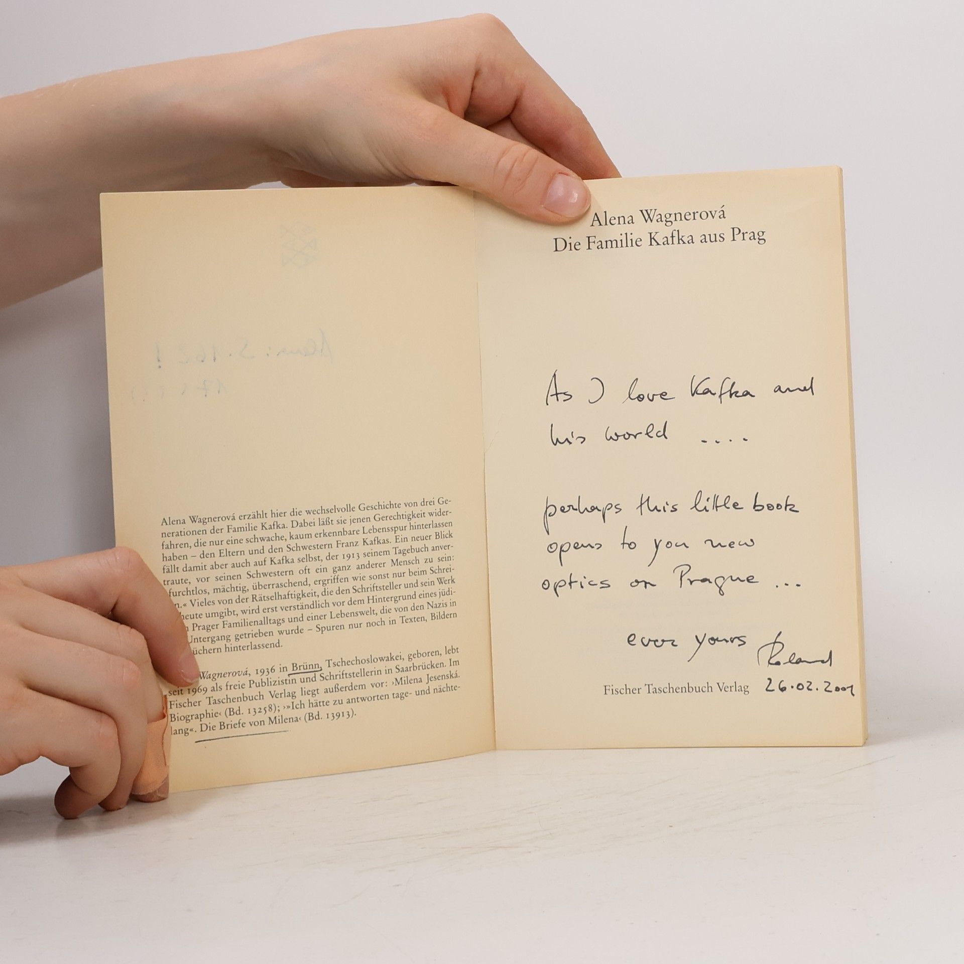 ̀ Alena K. Wagnerov Die Familie Kafka aus Prag