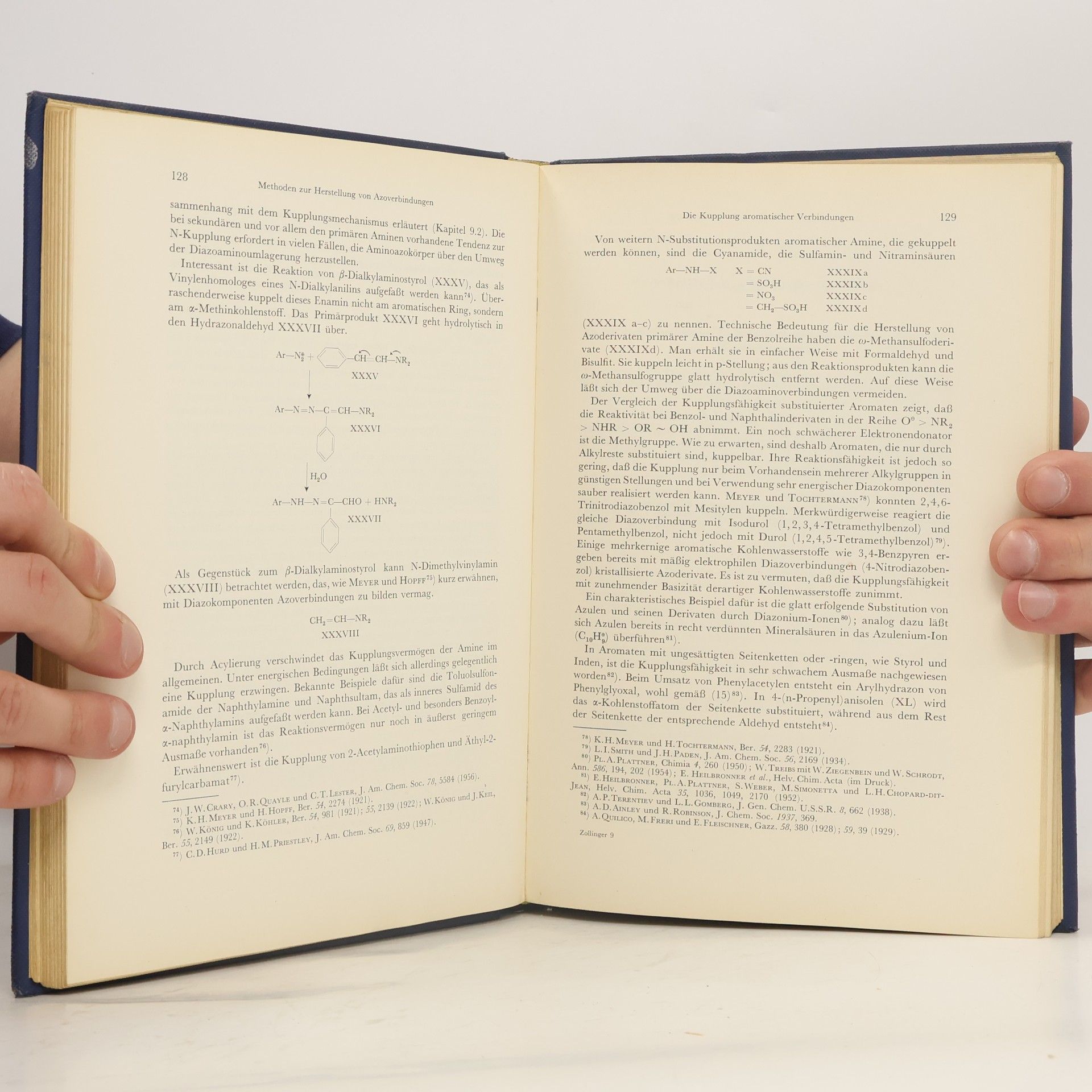 Heinrich Zollinger Chemie der Azofarbstoffe