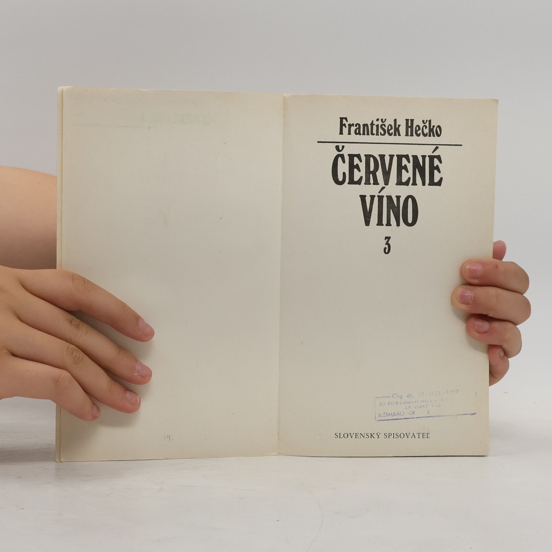 František Hečko Červené víno 3